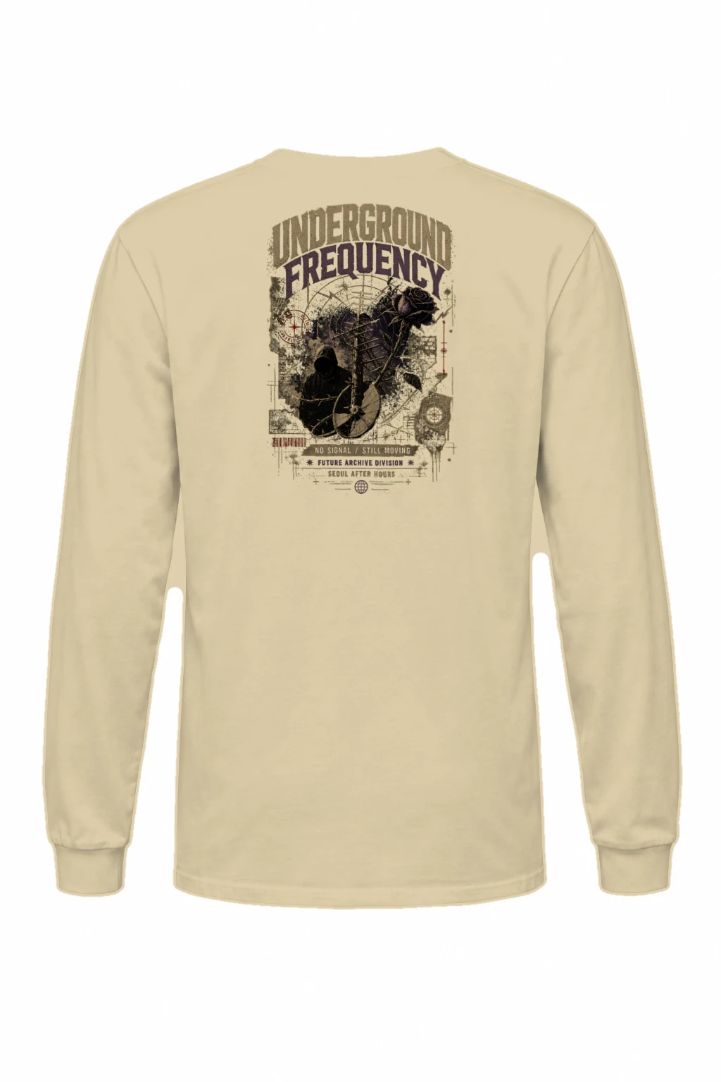 "Underground Frequency" Unisex Longsleeve T-shirt | Gildan 2400