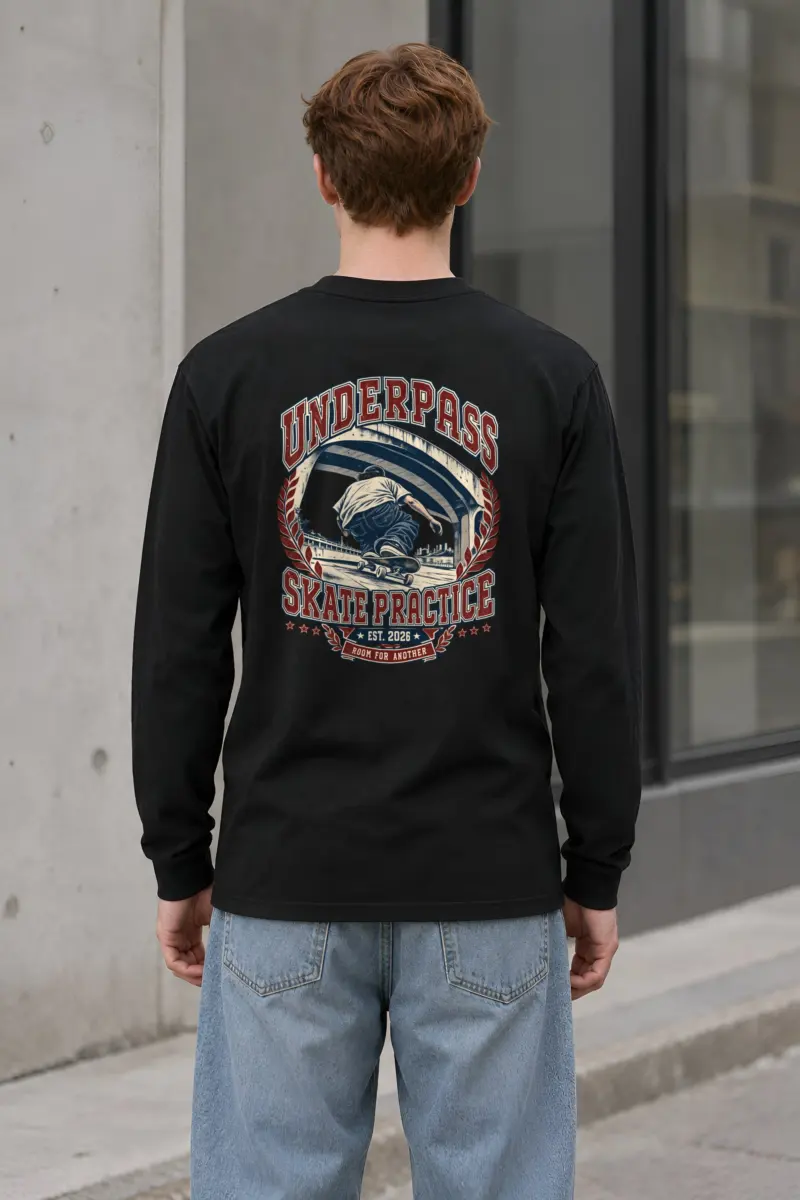 "Underpass Skate Practice" Unisex Longsleeve T-shirt