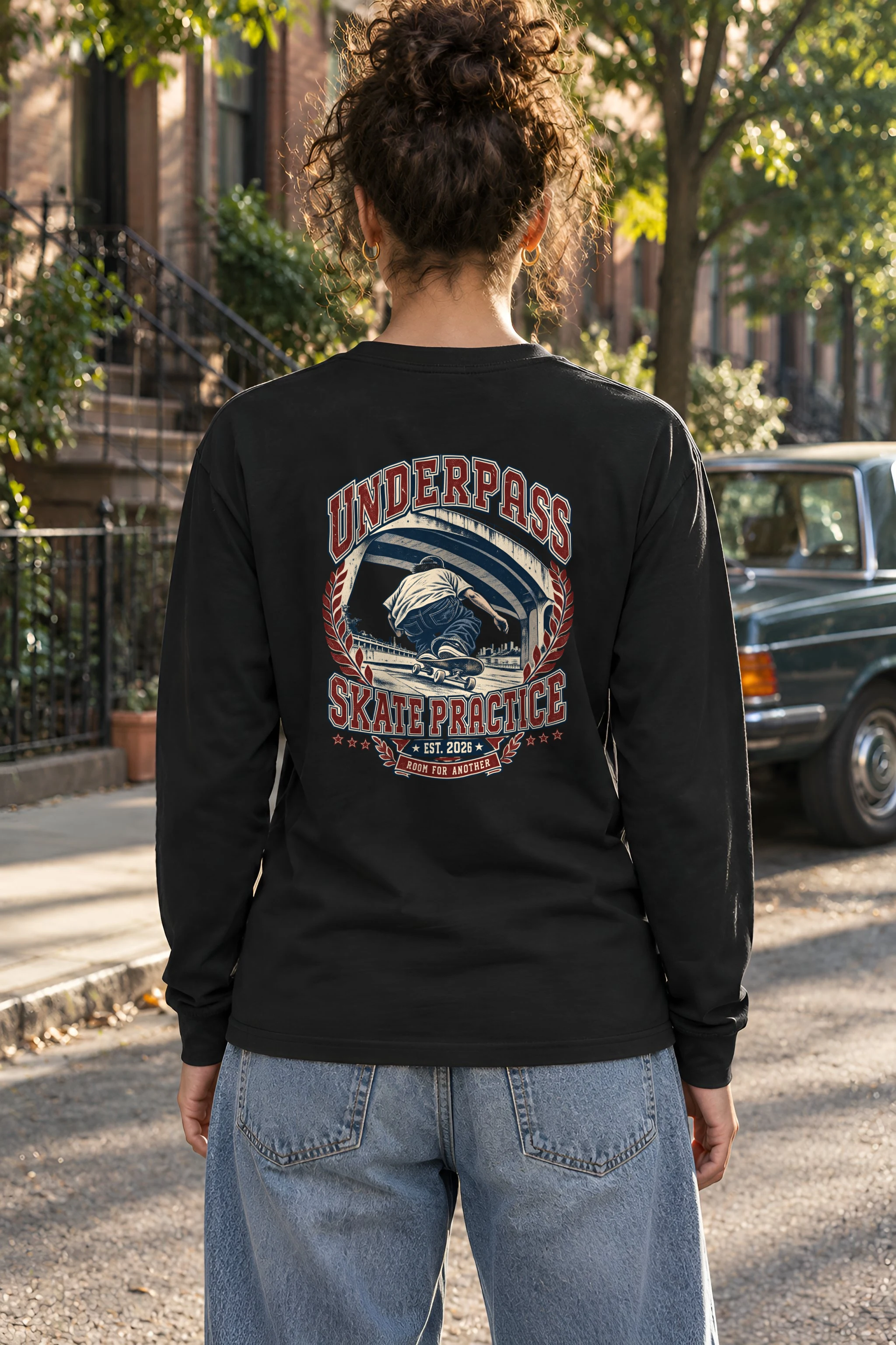 "Underpass Skate Practice" Unisex Longsleeve T-shirt