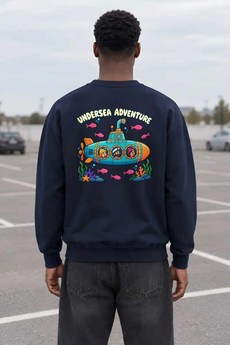"Undersea Adventure" Heavy Blend Unisex Crewneck Sweatshirt