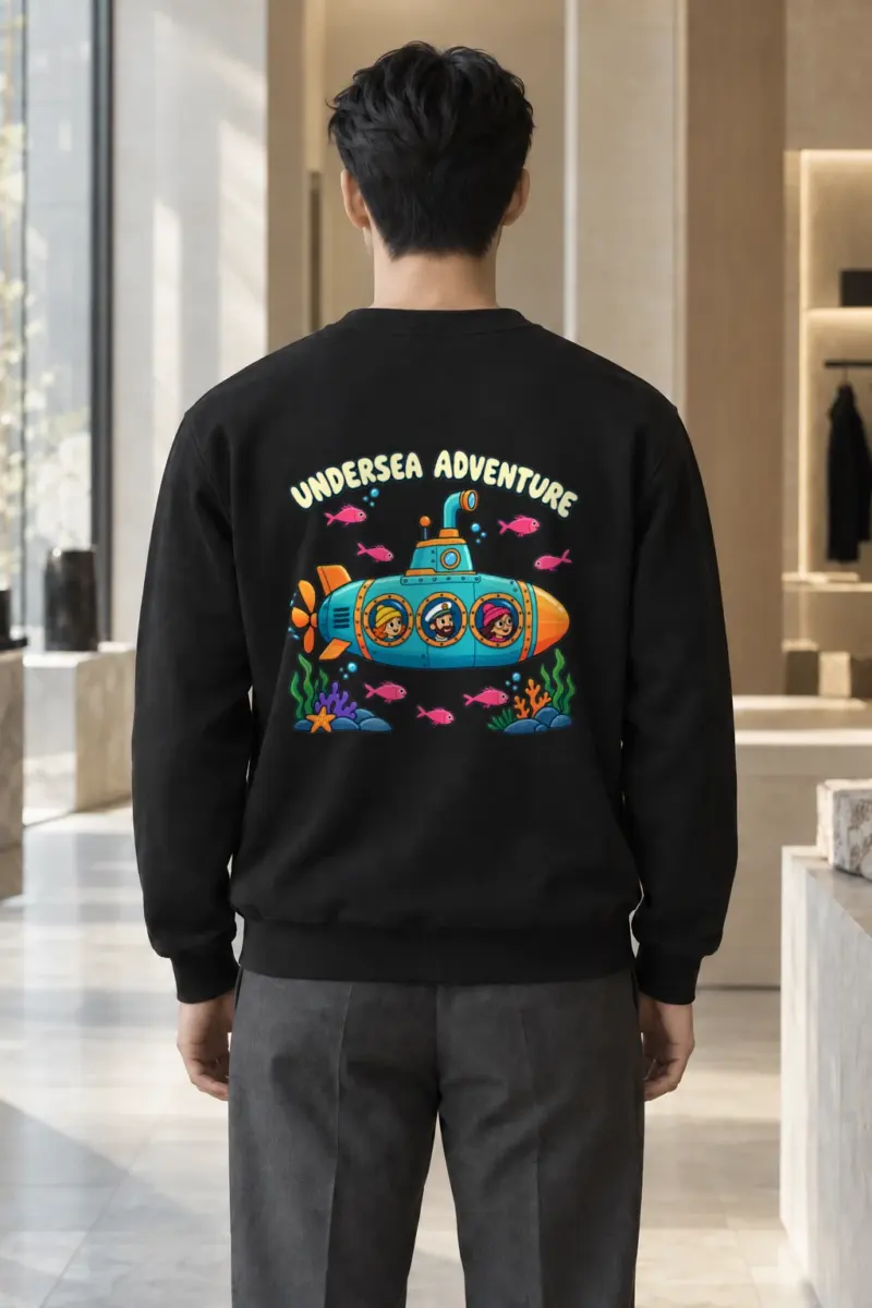 "Undersea Adventure" Heavy Blend Unisex Crewneck Sweatshirt | Gildan 18000