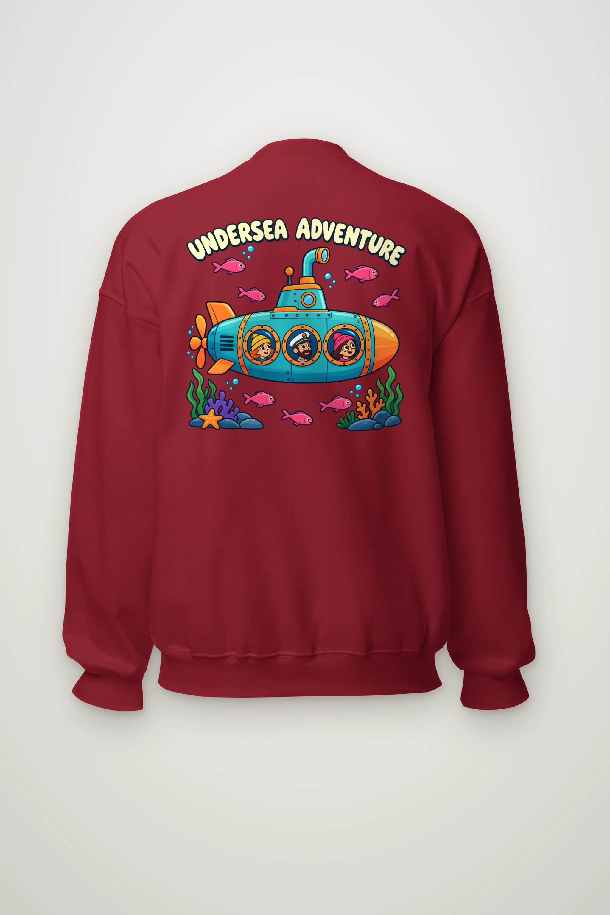 "Undersea Adventure" Heavy Blend Unisex Crewneck Sweatshirt