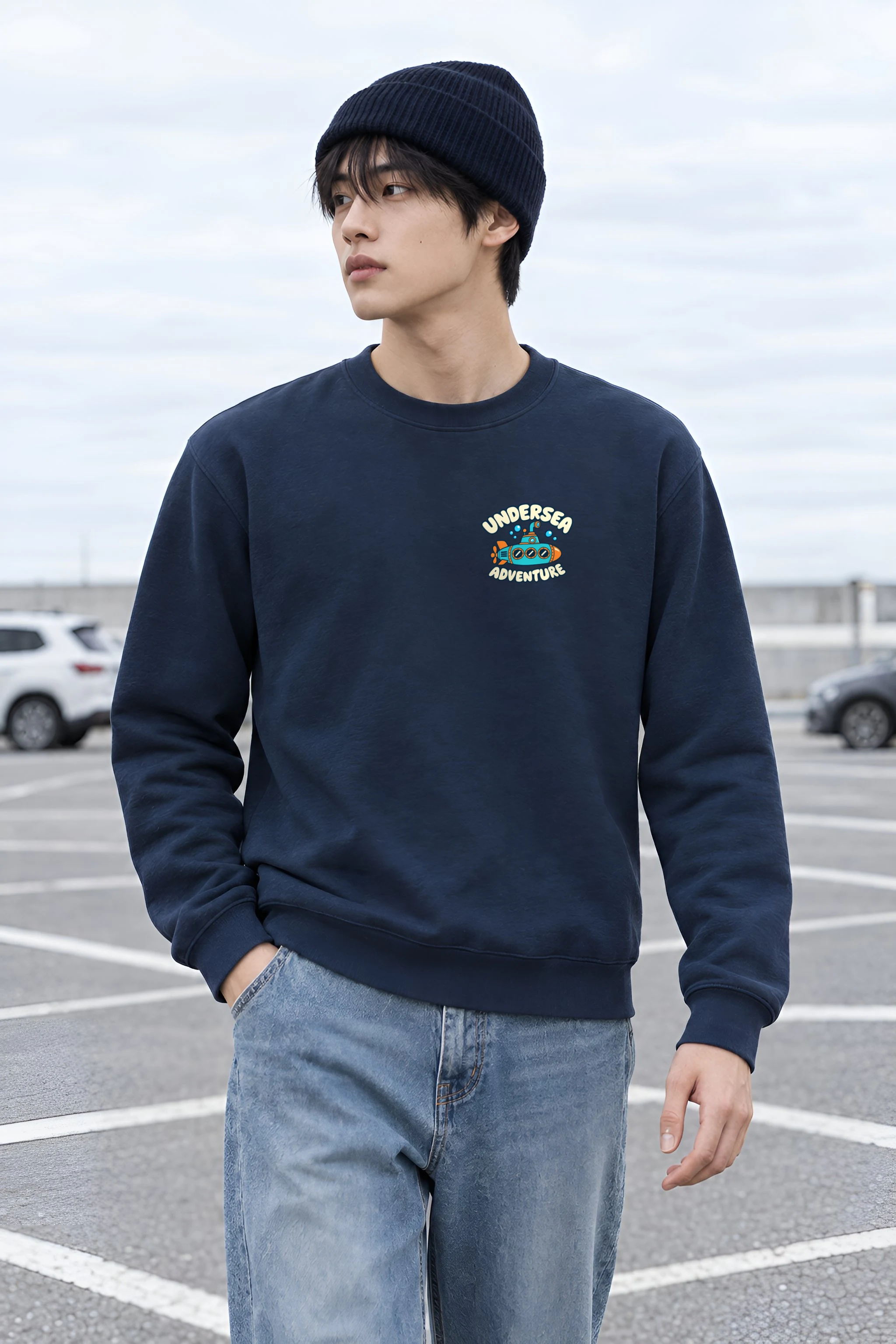 "Undersea Adventure" Heavy Blend Unisex Crewneck Sweatshirt