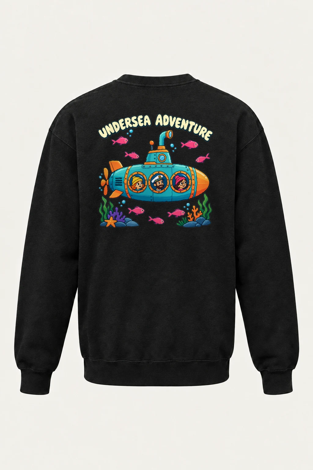 "Undersea Adventure" Heavy Blend Unisex Crewneck Sweatshirt | Gildan 18000
