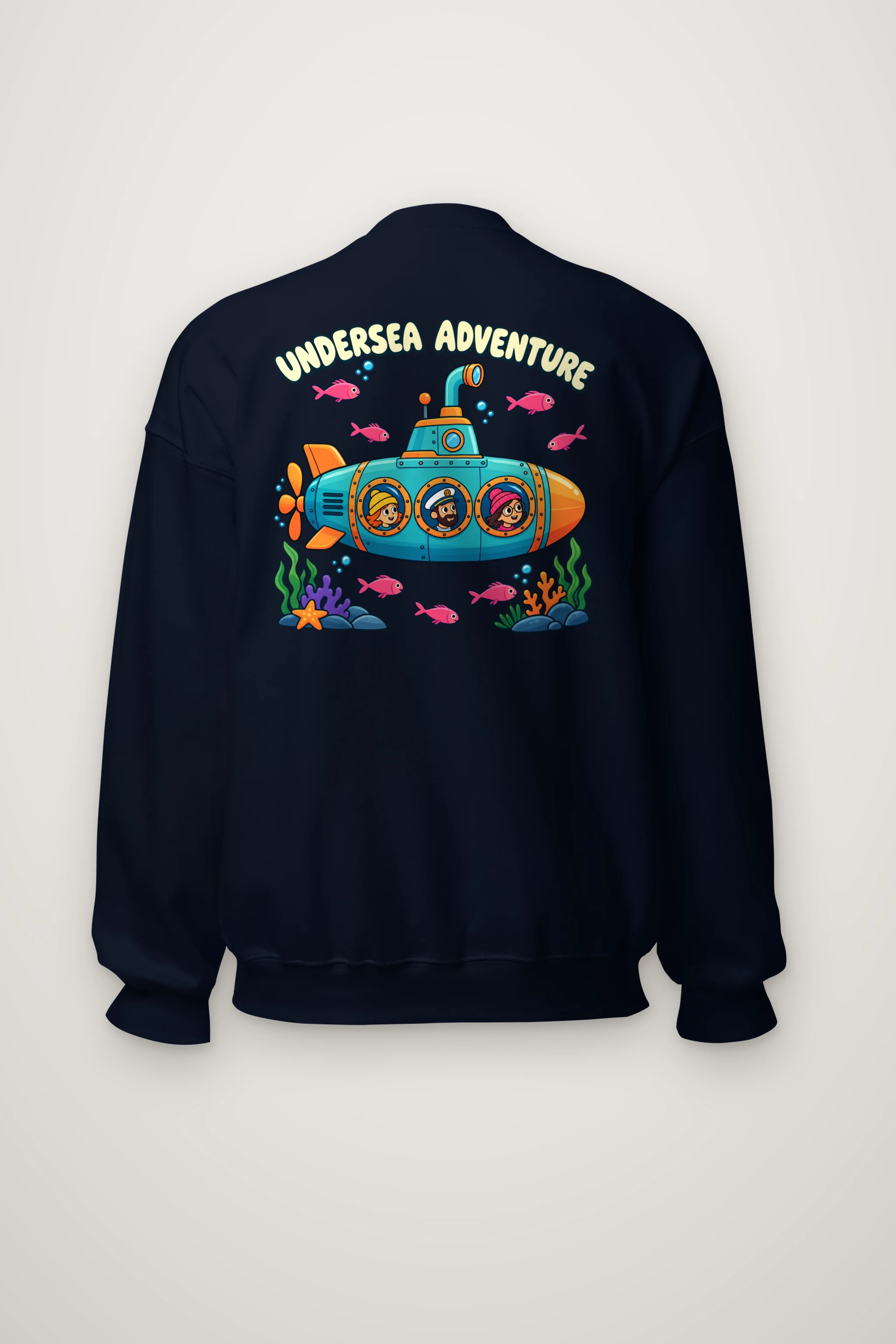 "Undersea Adventure" Heavy Blend Unisex Crewneck Sweatshirt