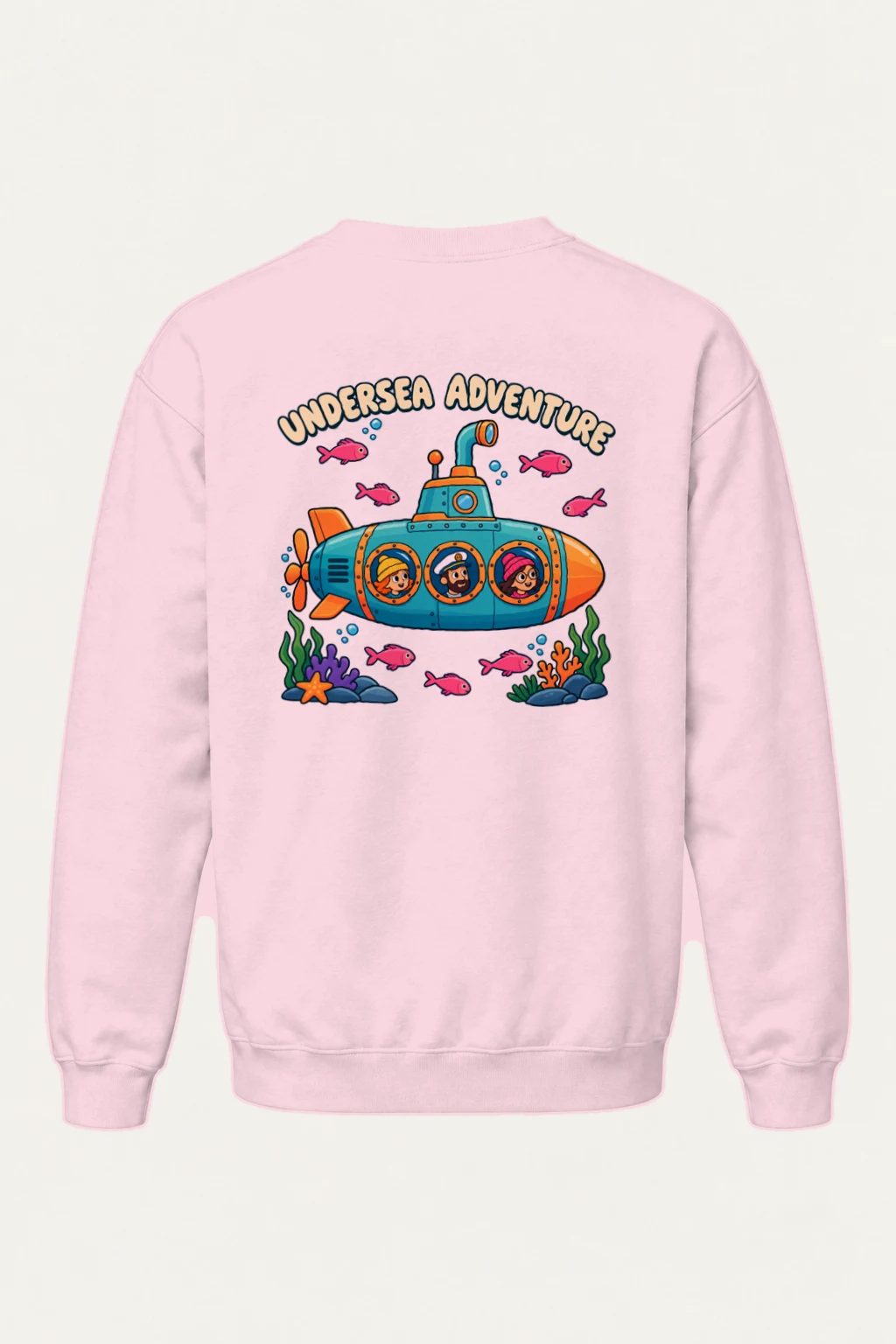 "Undersea Adventure" Heavy Blend Unisex Crewneck Sweatshirt | Gildan 18000