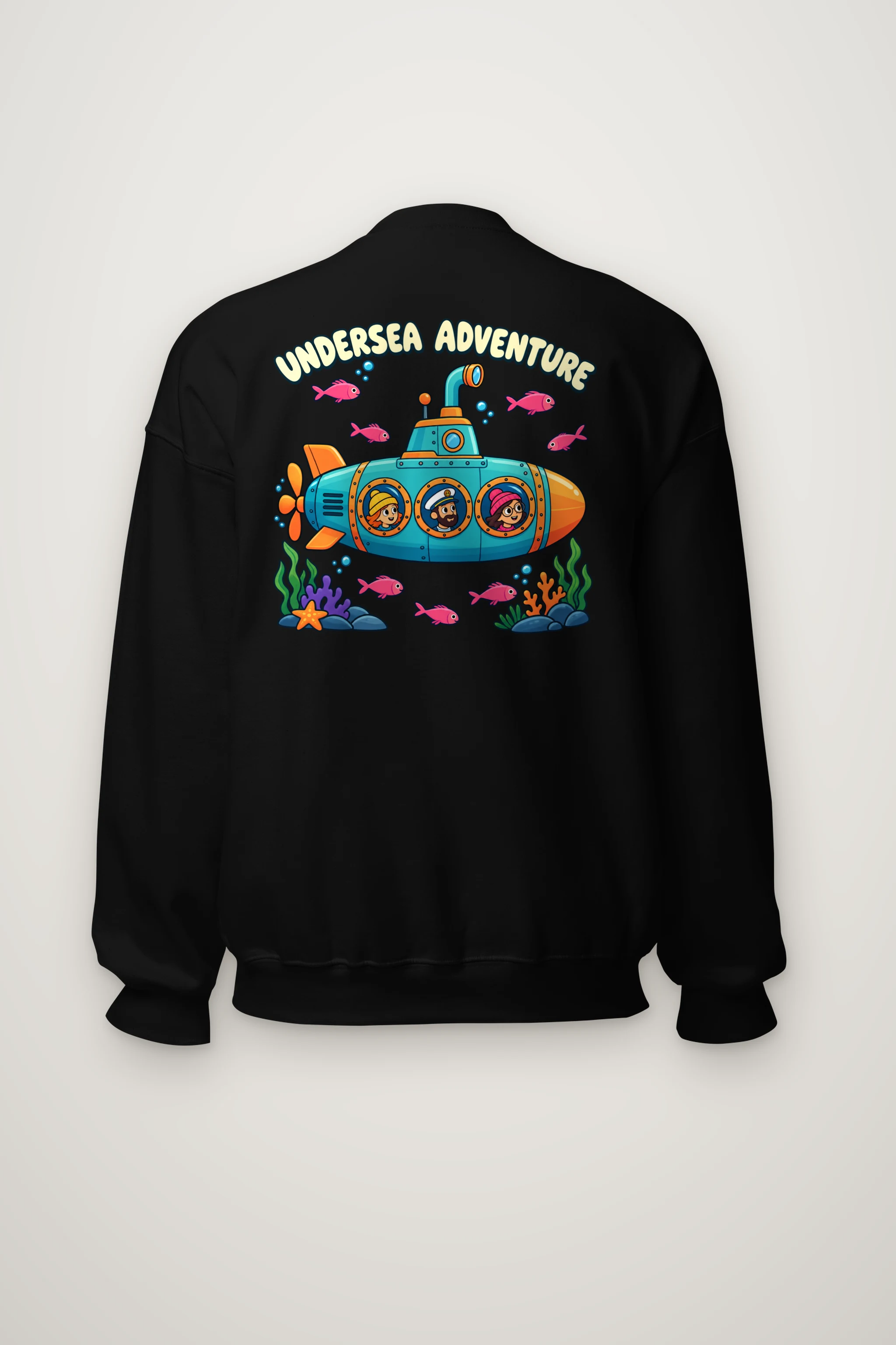 "Undersea Adventure" Heavy Blend Unisex Crewneck Sweatshirt