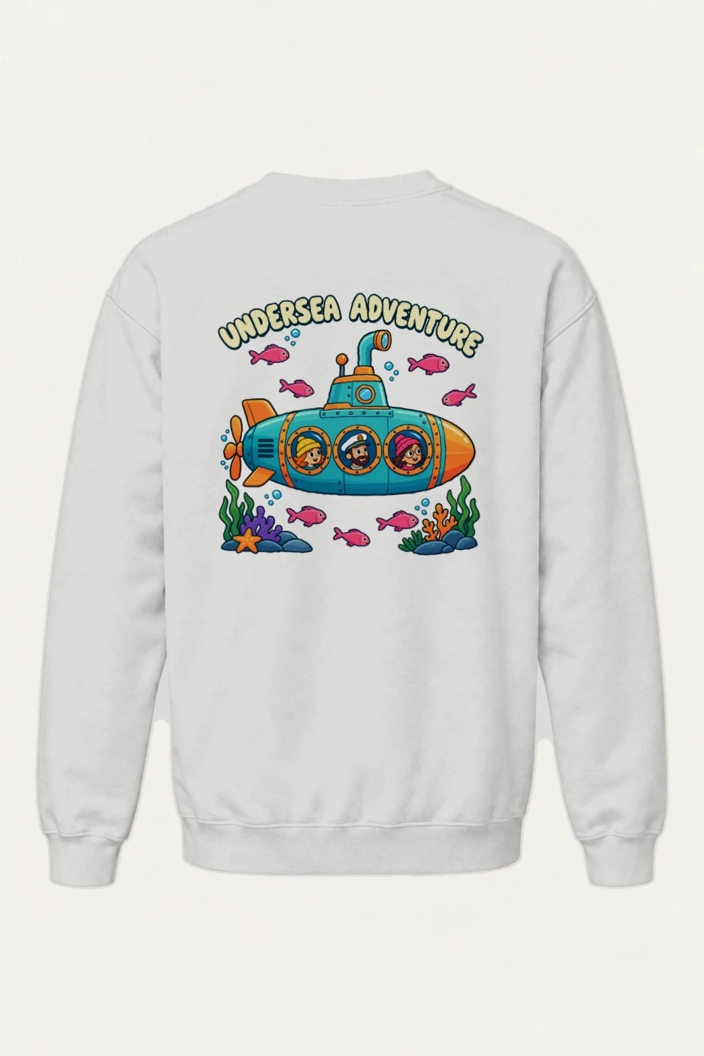 "Undersea Adventure" Heavy Blend Unisex Crewneck Sweatshirt | Gildan 18000