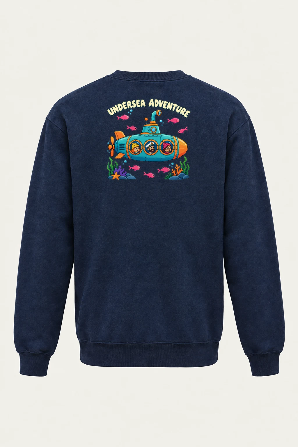 "Undersea Adventure" Heavy Blend Unisex Crewneck Sweatshirt | Gildan 18000