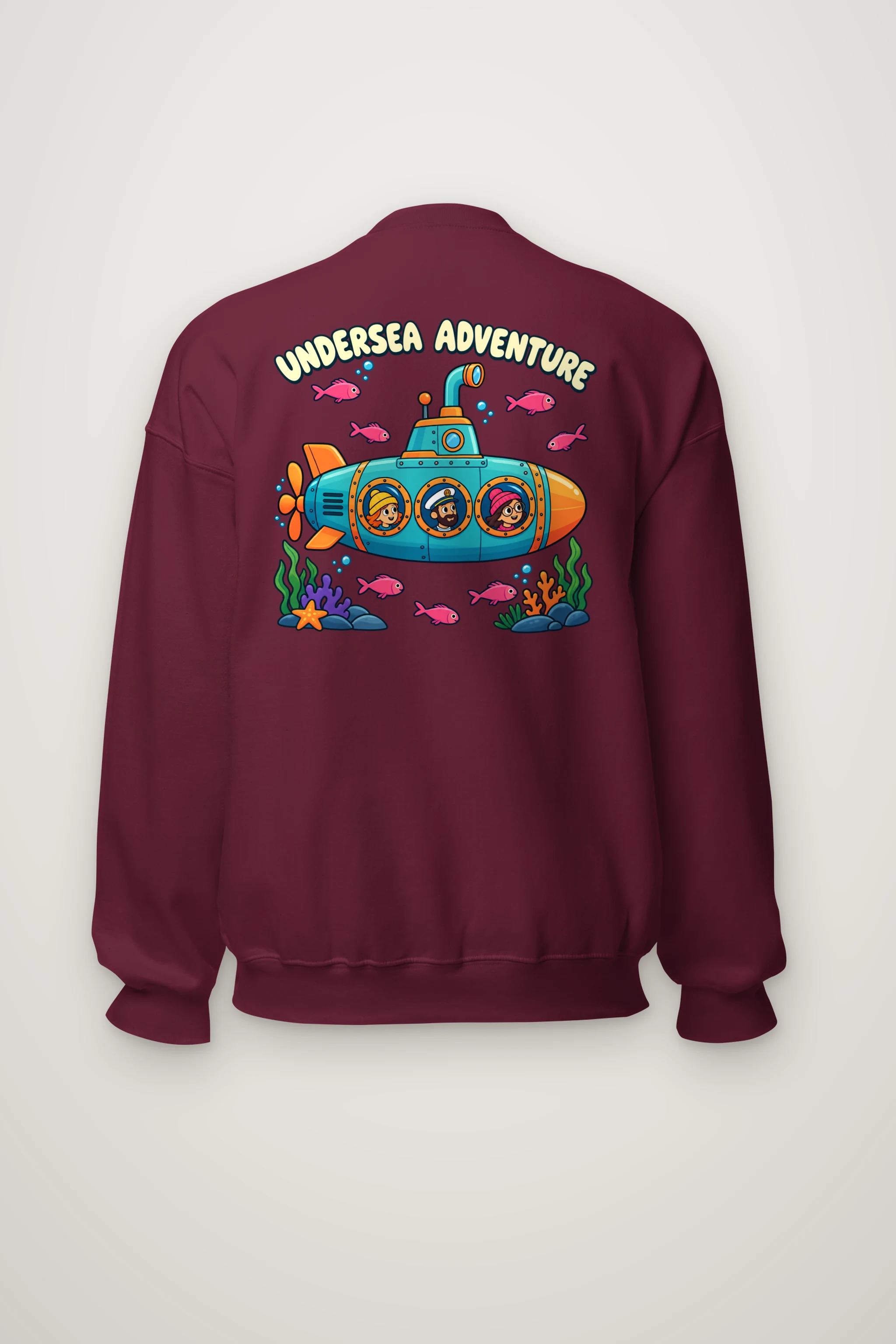 "Undersea Adventure" Heavy Blend Unisex Crewneck Sweatshirt