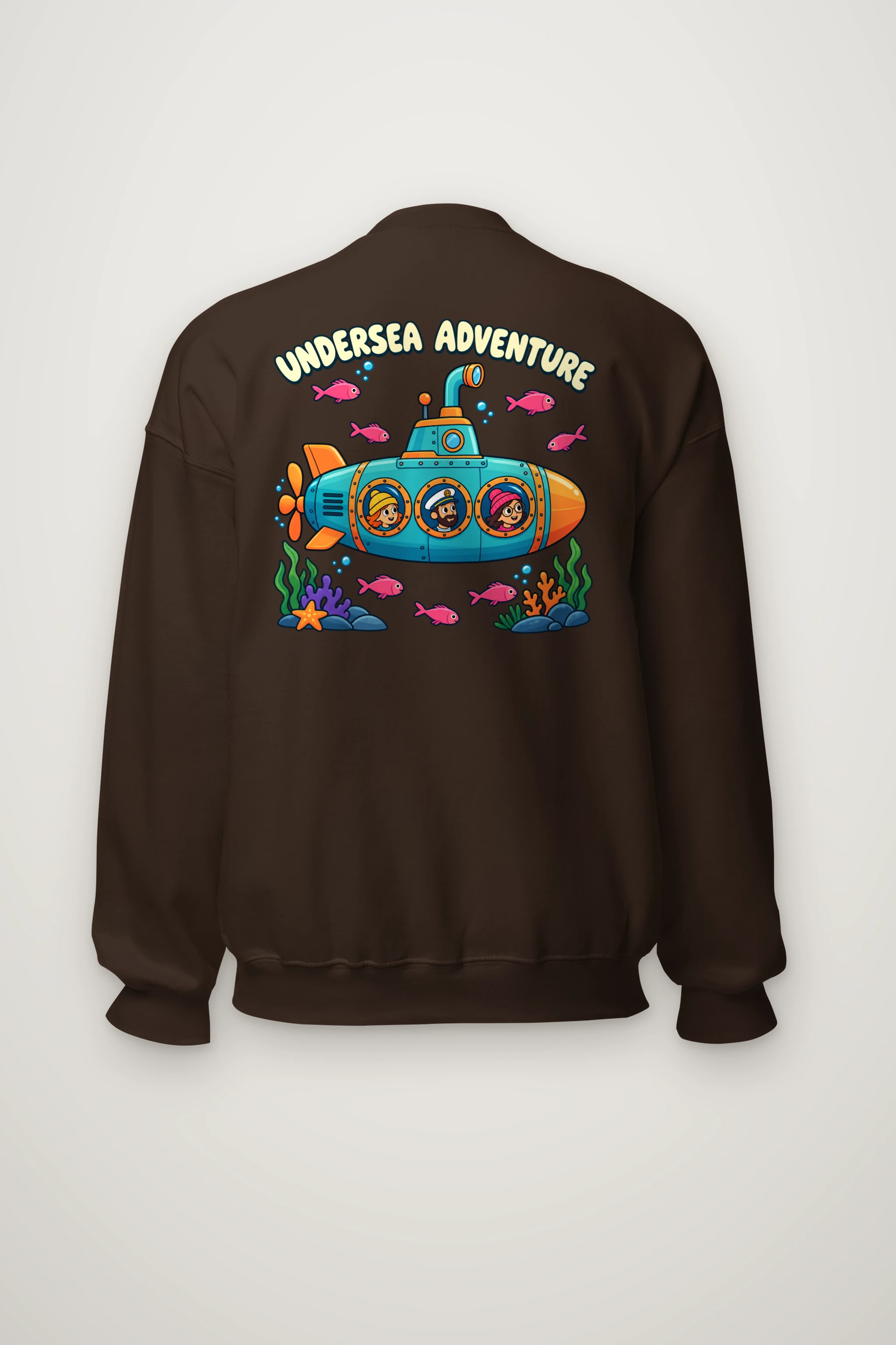 "Undersea Adventure" Heavy Blend Unisex Crewneck Sweatshirt