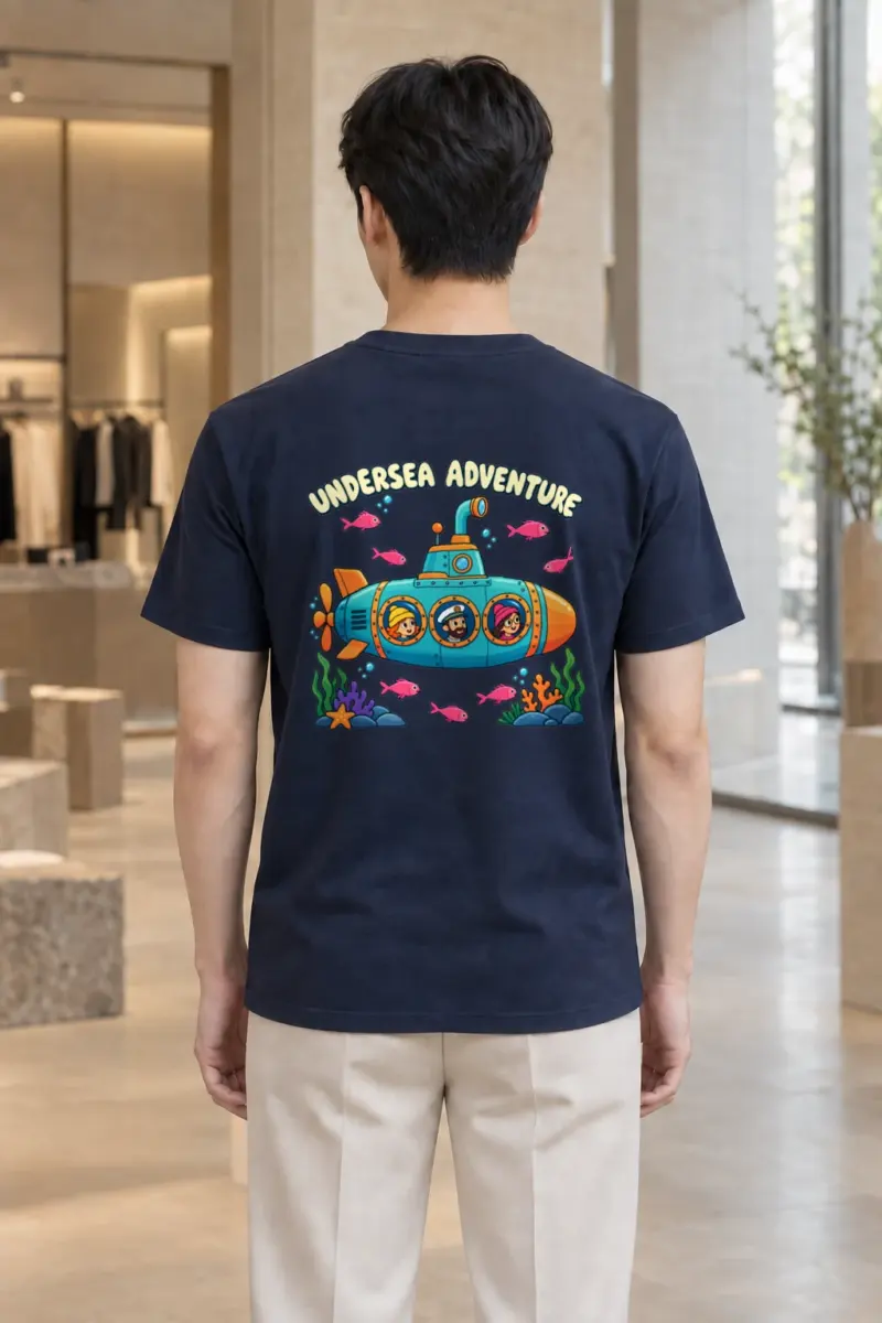 "Undersea Adventure" Heavyweight Unisex Crewneck T-shirt