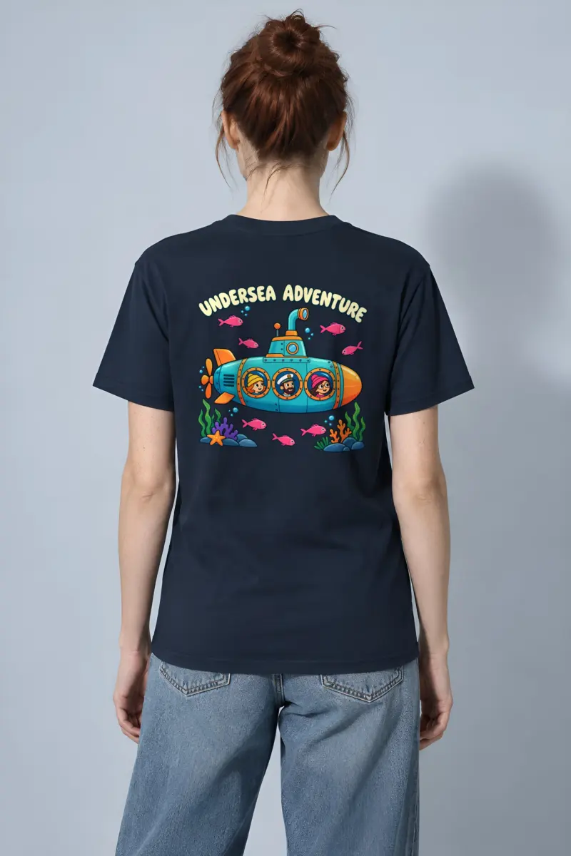 "Undersea Adventure" Heavyweight Unisex Crewneck T-shirt