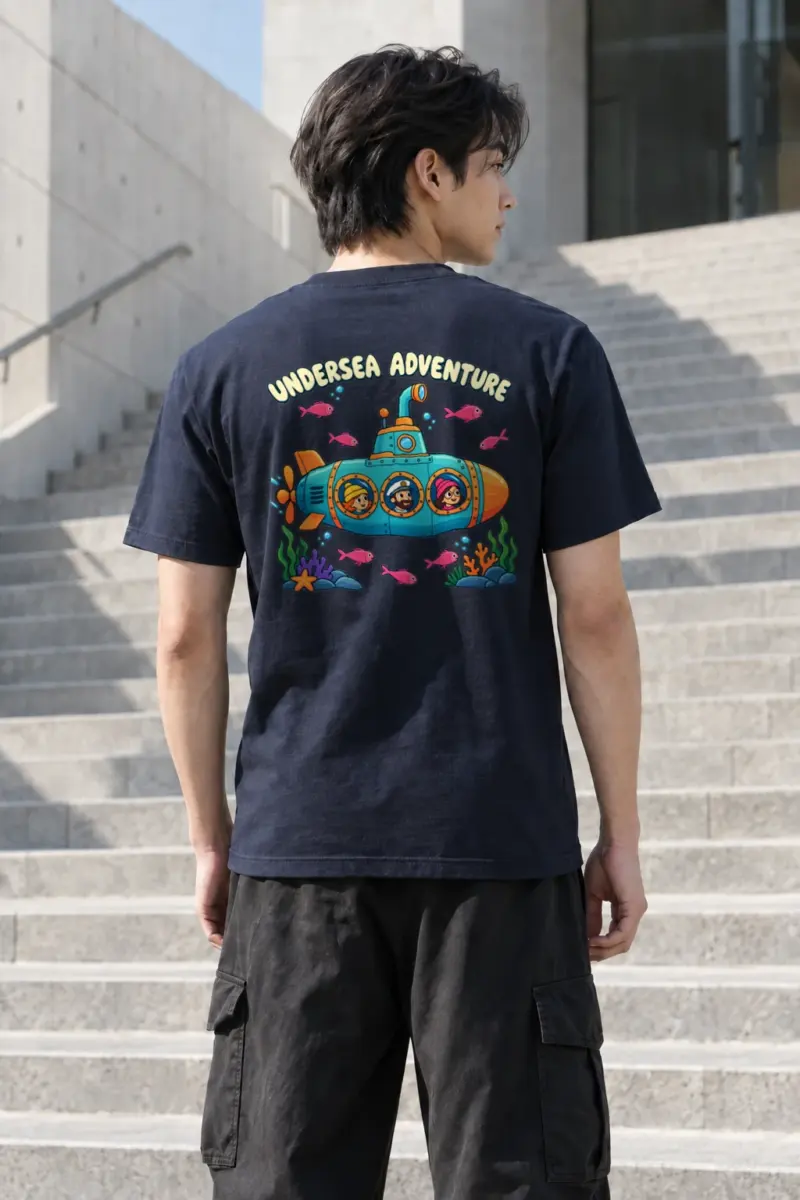 "Undersea Adventure" Heavyweight Unisex Crewneck T-shirt
