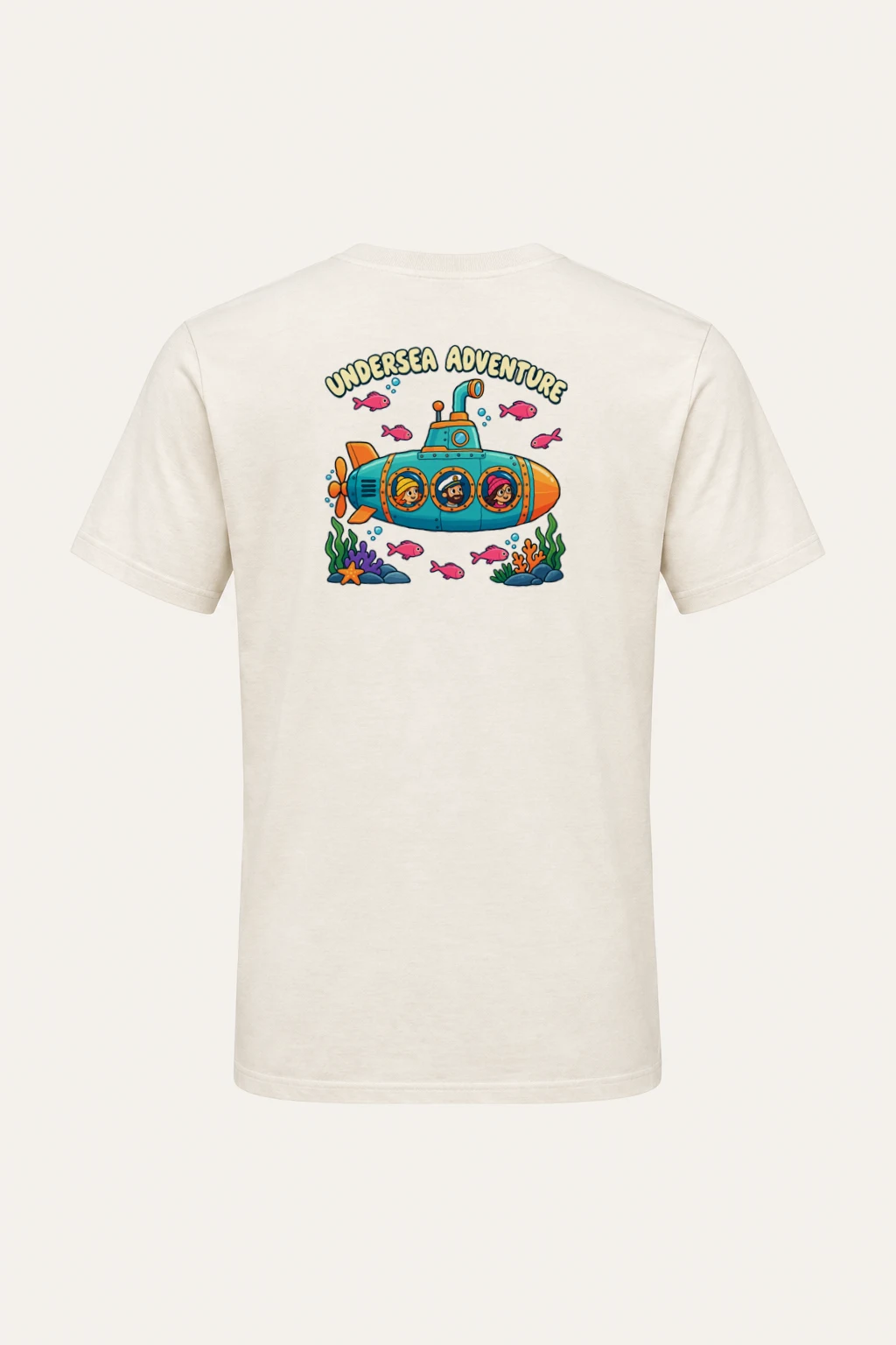 "Undersea Adventure" Heavyweight Unisex Crewneck T-shirt | Gildan 5000