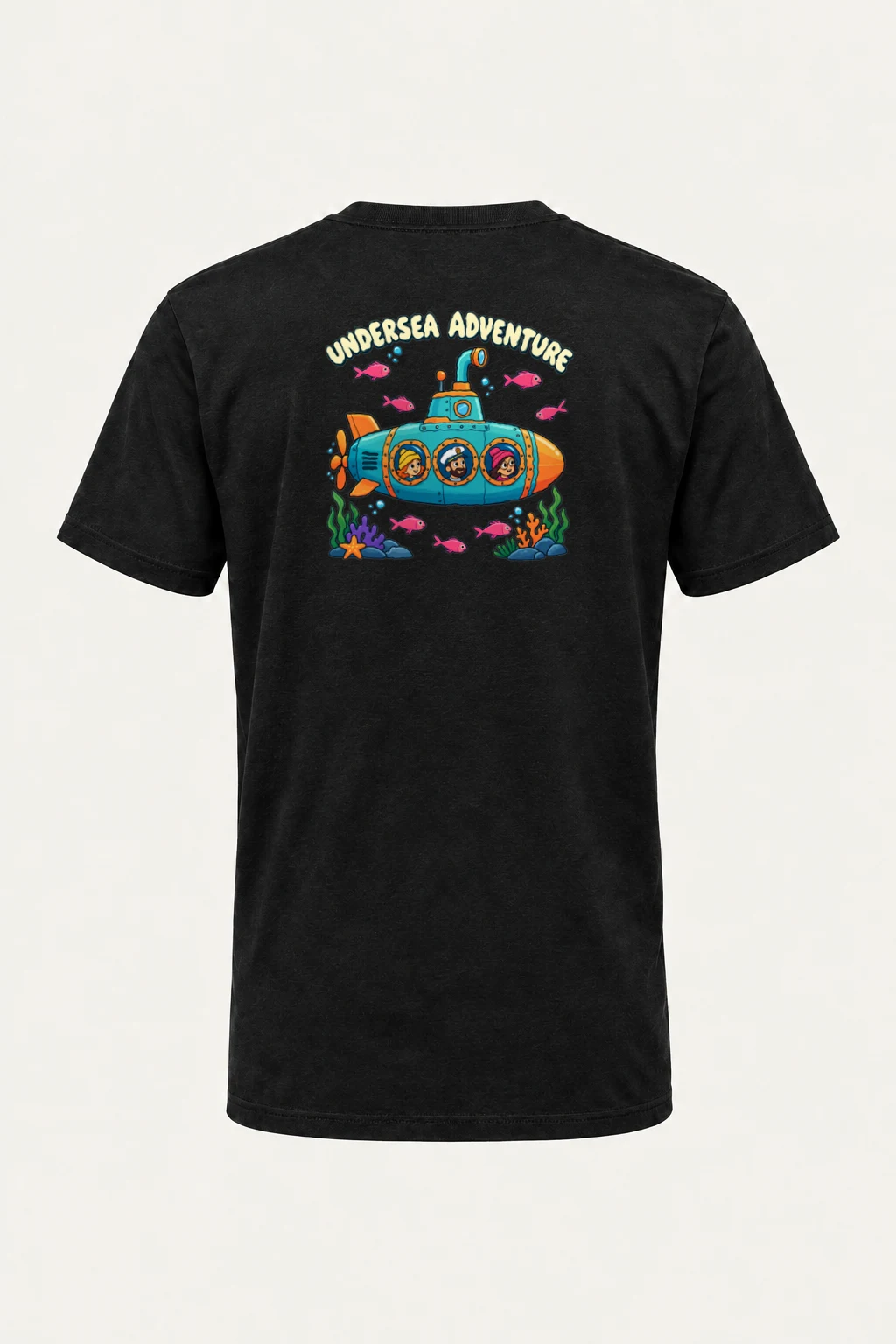 "Undersea Adventure" Heavyweight Unisex Crewneck T-shirt | Gildan 5000