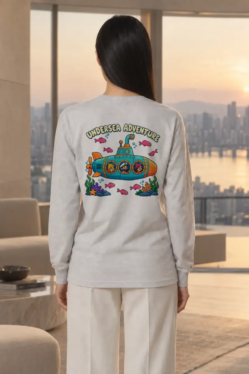 "Undersea Adventure" Unisex Longsleeve T-shirt | Gildan 2400