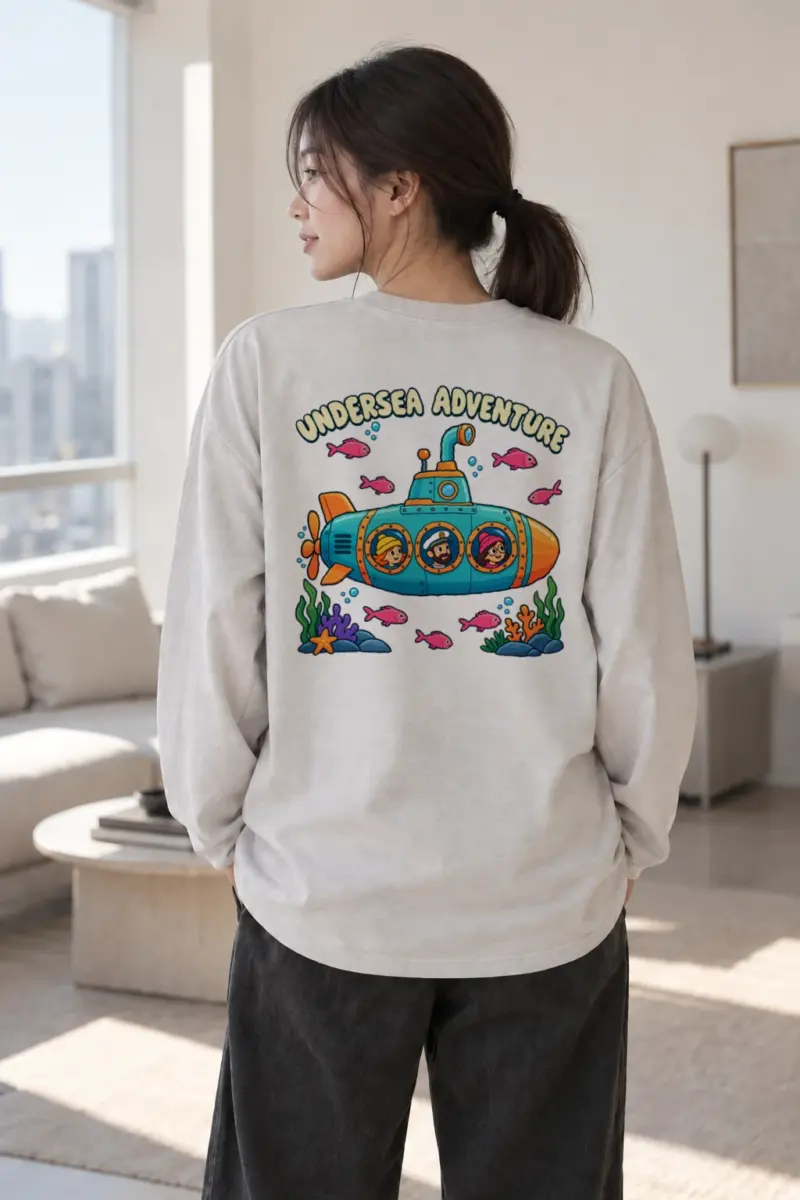 "Undersea Adventure" Unisex Longsleeve T-shirt | Gildan 2400