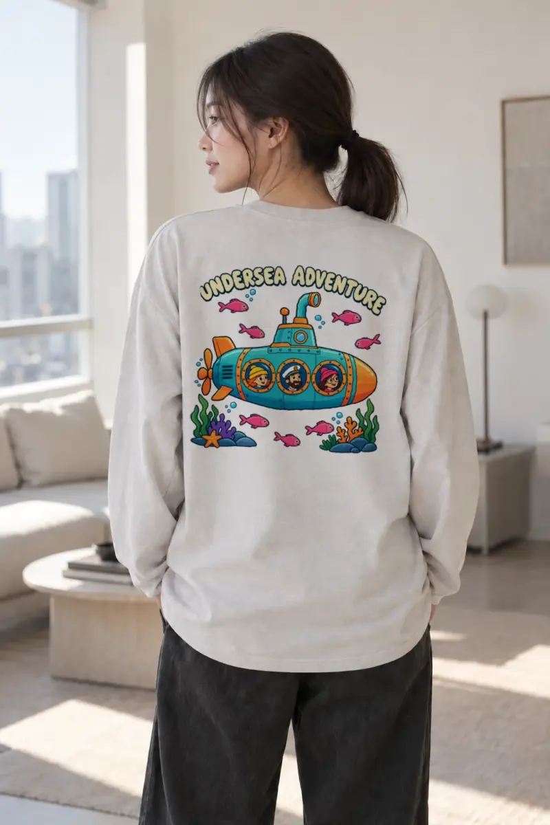 "Undersea Adventure" Unisex Longsleeve T-shirt | Gildan 2400
