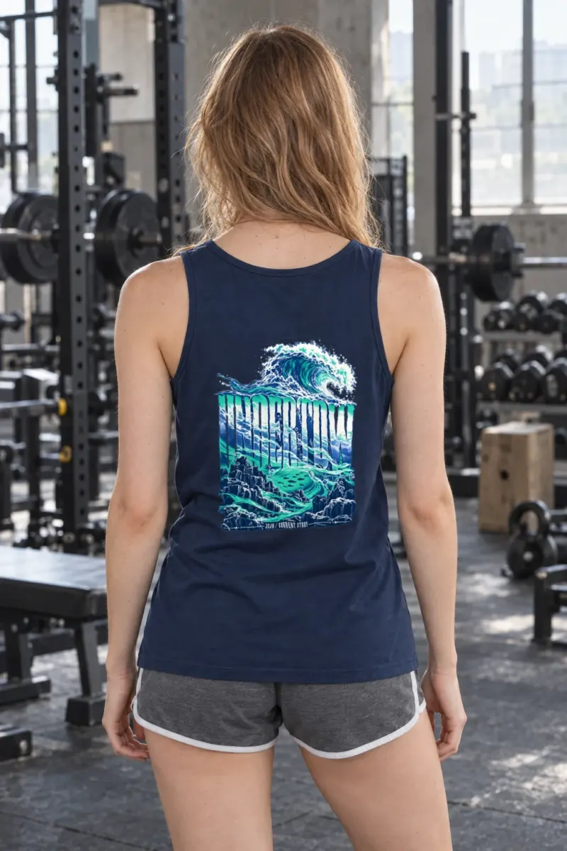 "Undertow Jeju Current Study" Unisex Jersey Tank
