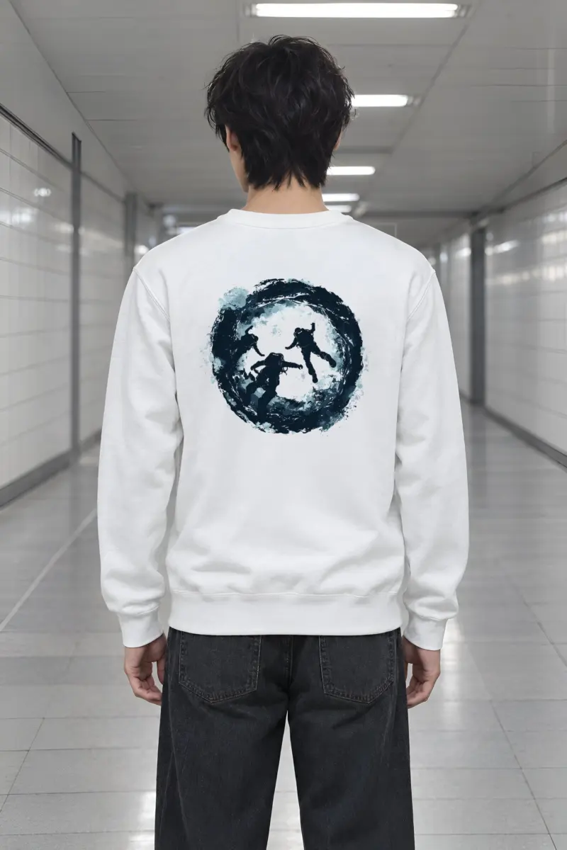 "Underwater Vortex Divers" Heavy Blend Unisex Crewneck Sweatshirt