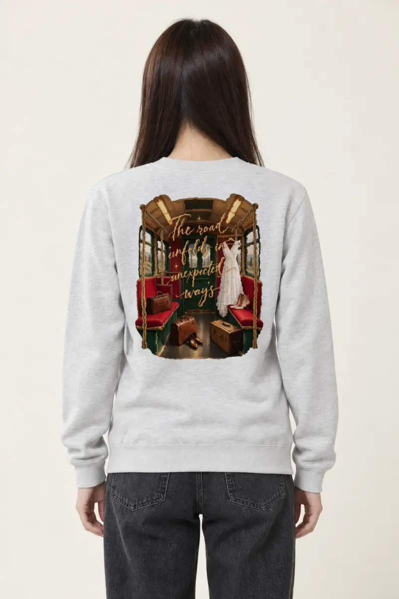 "Unexpected Roads" Heavy Blend Unisex Crewneck Sweatshirt
