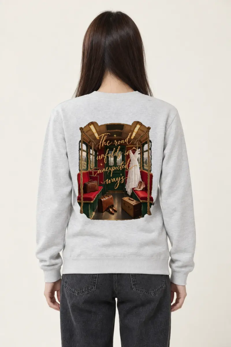 "Unexpected Roads" Heavy Blend Unisex Crewneck Sweatshirt