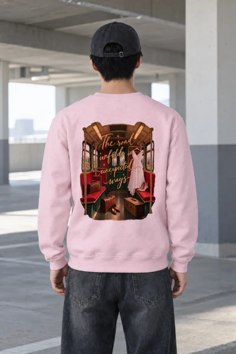 "Unexpected Roads" Heavy Blend Unisex Crewneck Sweatshirt