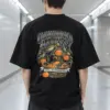 "Unhurried Harvest Jeju" Men's Oversized Heavyweight Crewneck T-Shirt