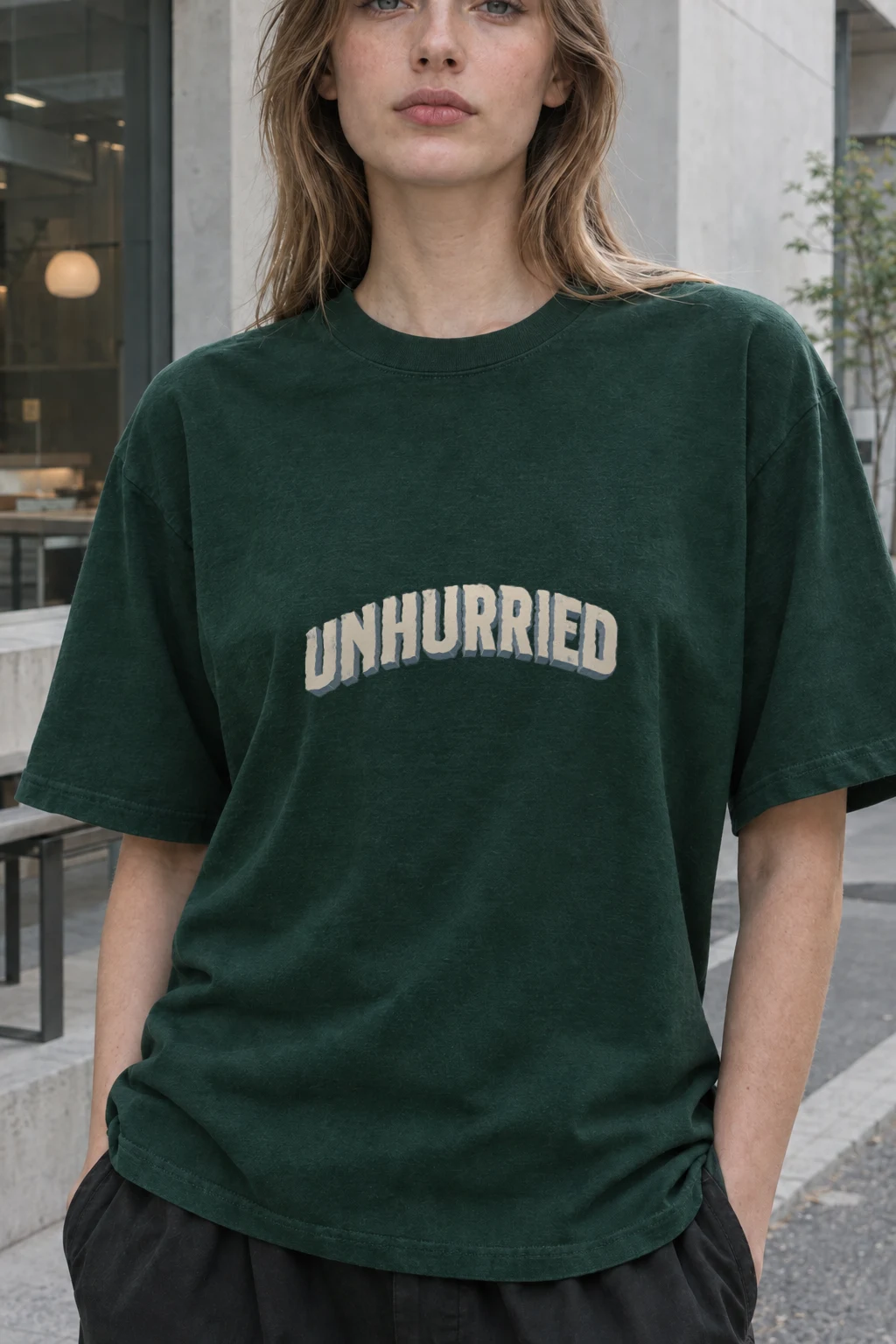 "Unhurried Volume" Heavyweight Unisex Crewneck T-shirt | Gildan 5000