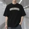 "Unhurried Volume" Men's Oversized Heavyweight Crewneck T-Shirt