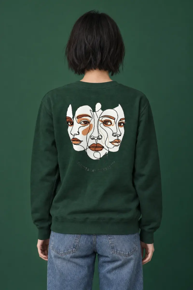 "United In Diversity" Heavy Blend Unisex Crewneck Sweatshirt | Gildan 18000