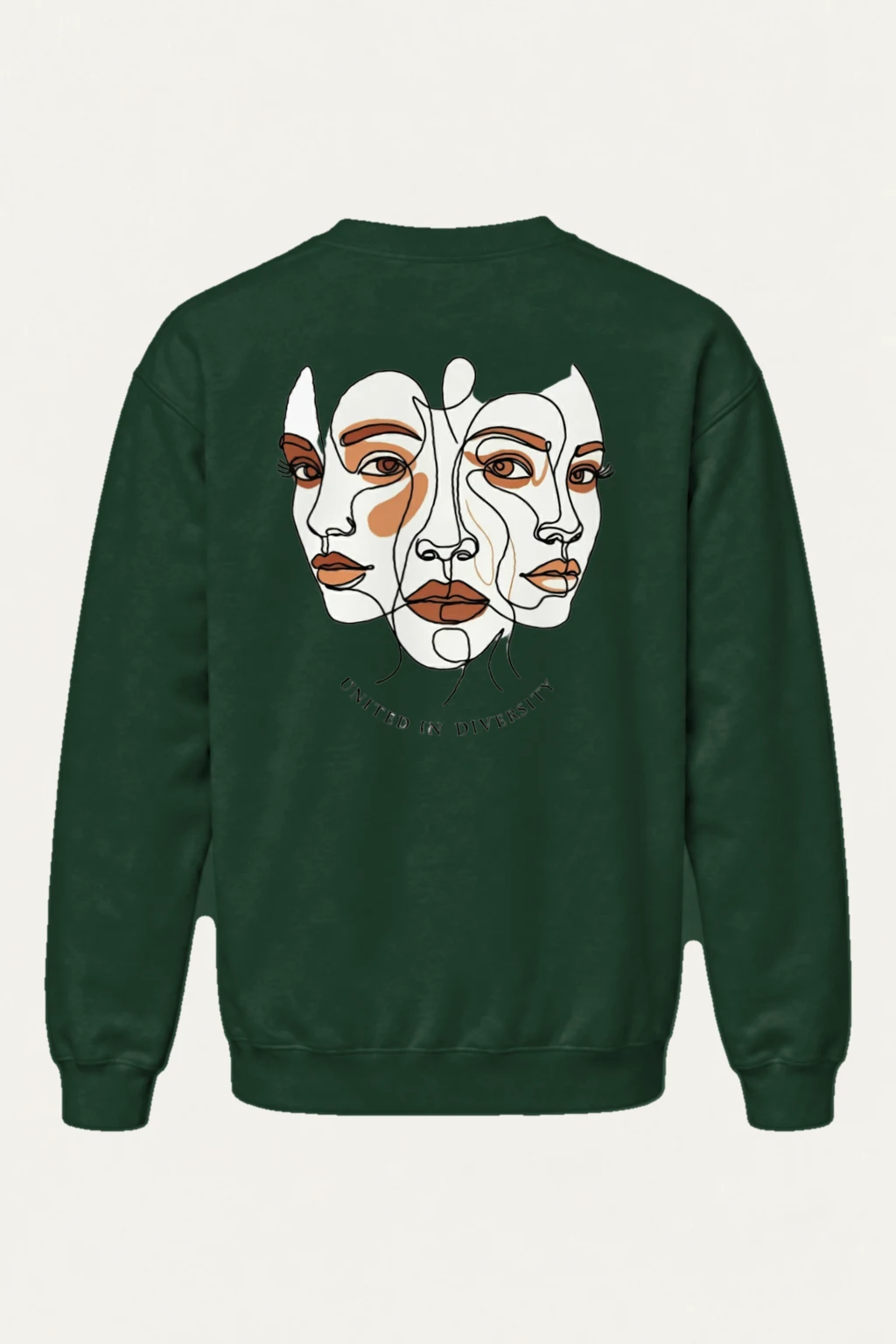 "United In Diversity" Heavy Blend Unisex Crewneck Sweatshirt | Gildan 18000