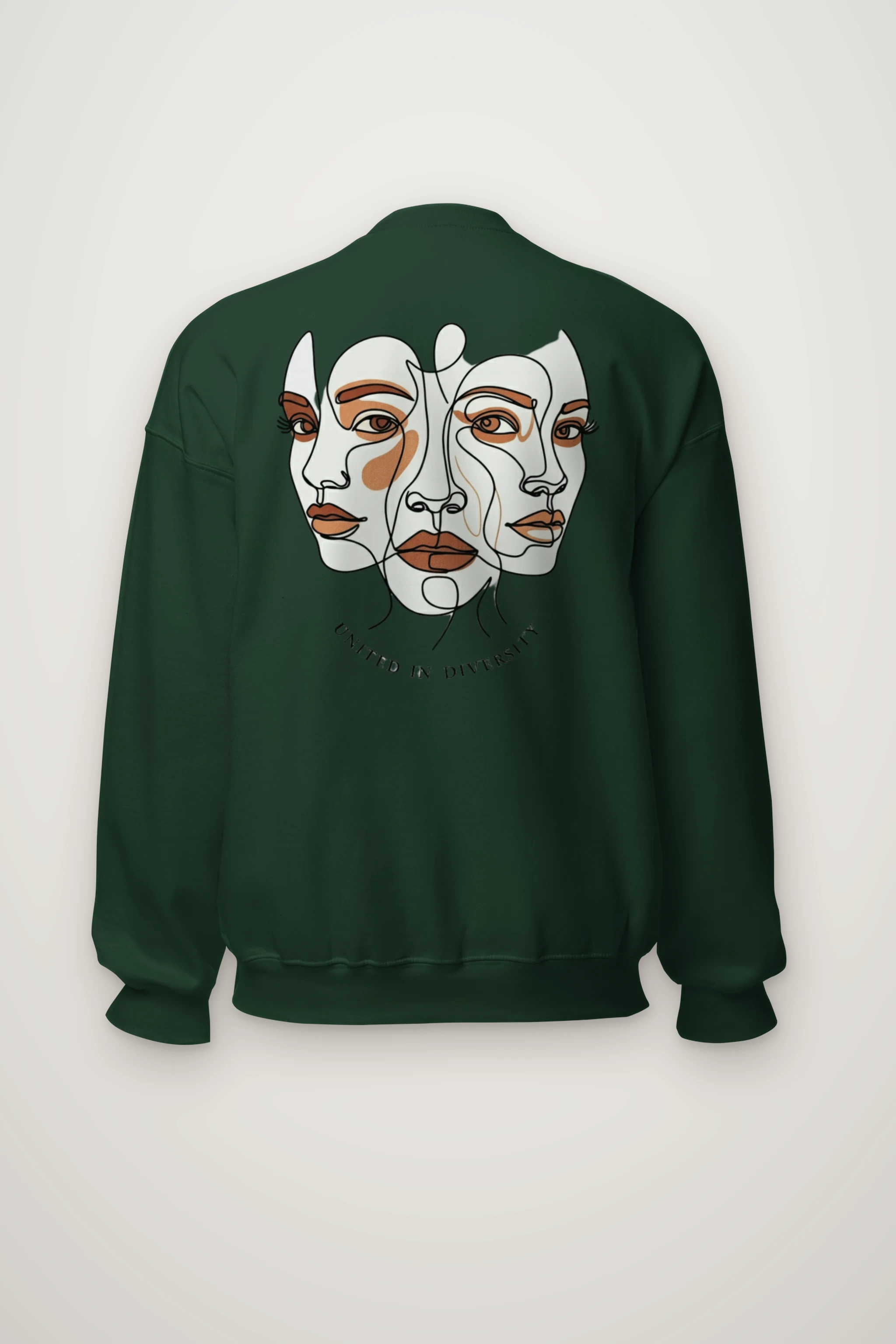 "United In Diversity" Heavy Blend Unisex Crewneck Sweatshirt