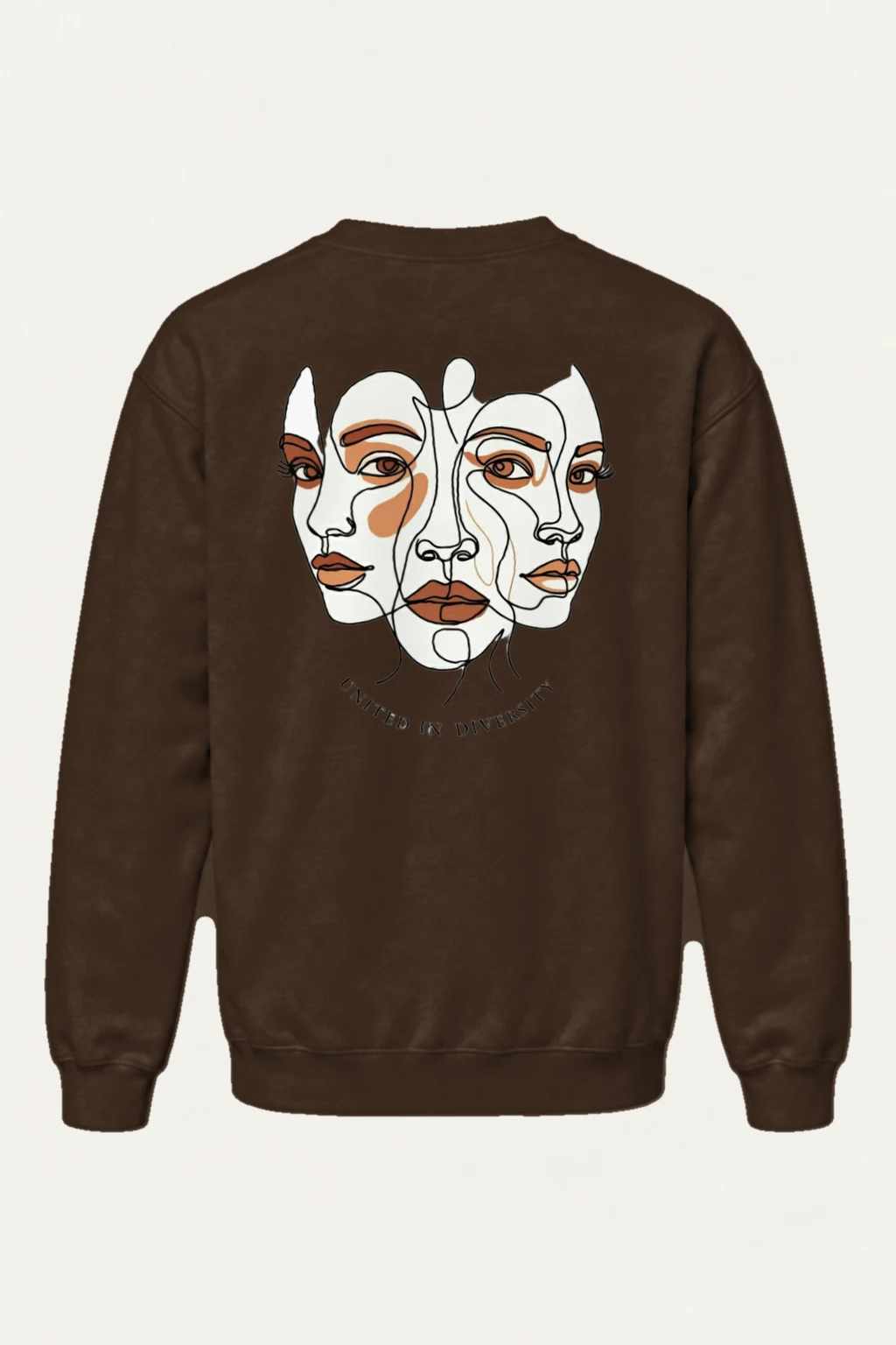"United In Diversity" Heavy Blend Unisex Crewneck Sweatshirt | Gildan 18000