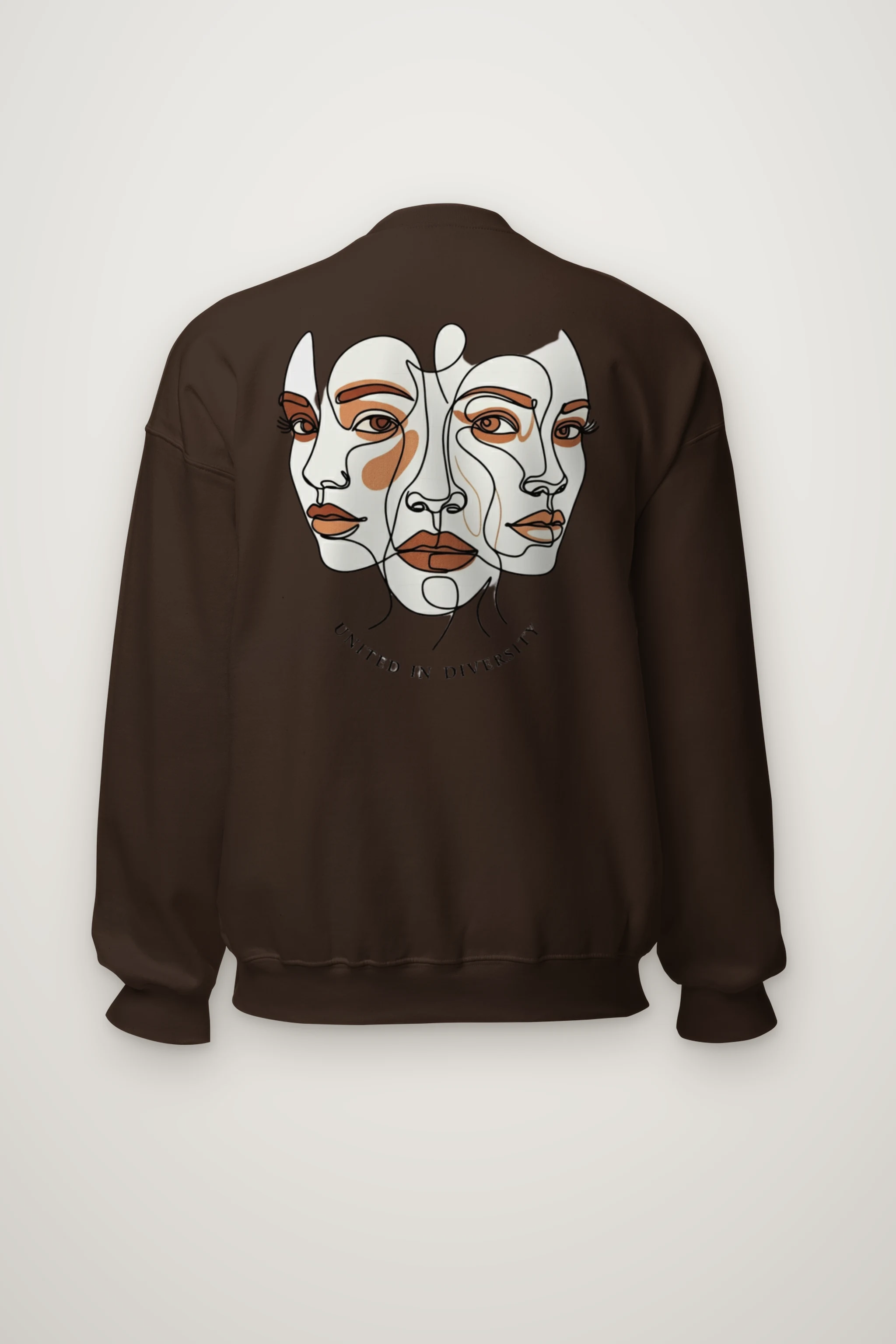 "United In Diversity" Heavy Blend Unisex Crewneck Sweatshirt