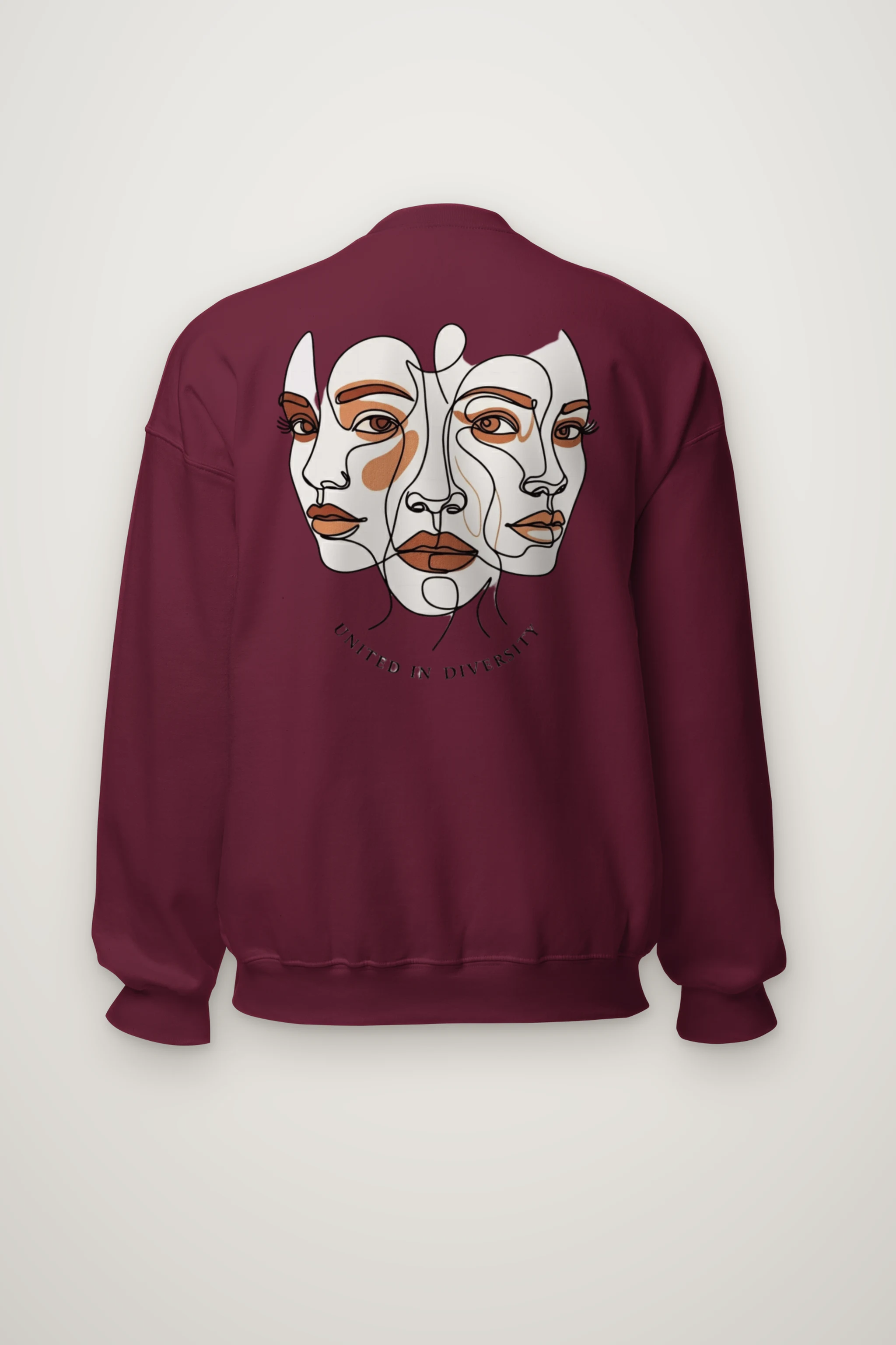 "United In Diversity" Heavy Blend Unisex Crewneck Sweatshirt