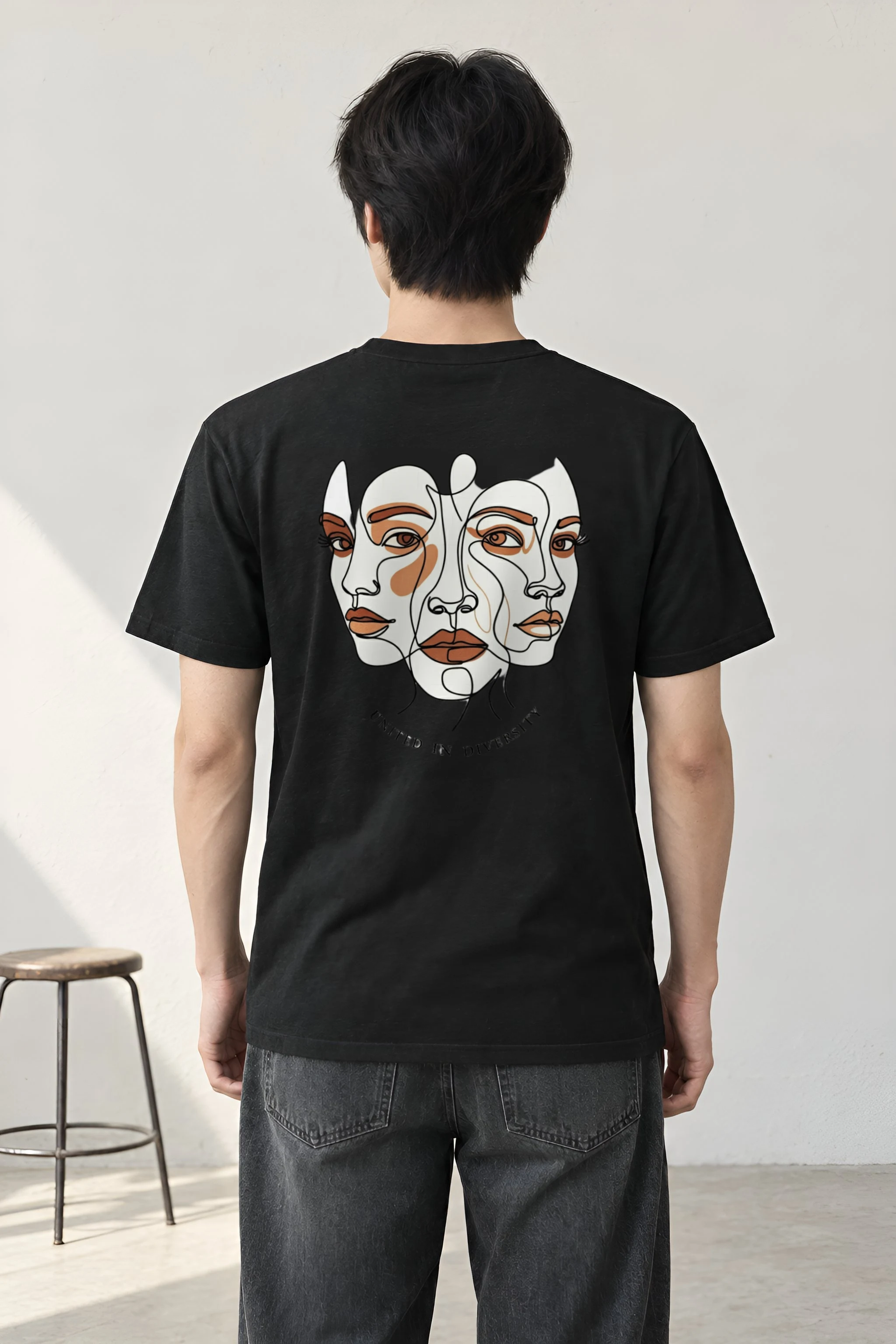 "United In Diversity" Heavyweight Unisex Crewneck T-shirt