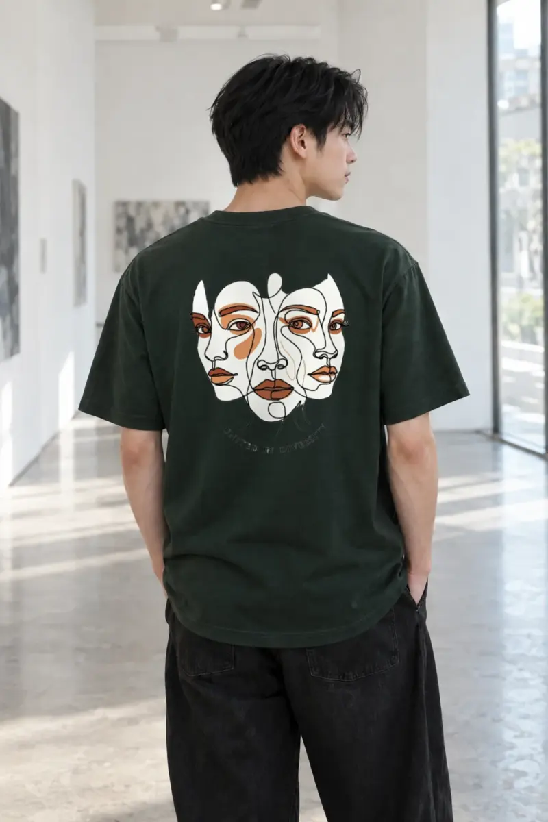 “United In Diversity” Heavyweight Unisex Crewneck T-shirt | Gildan 5000