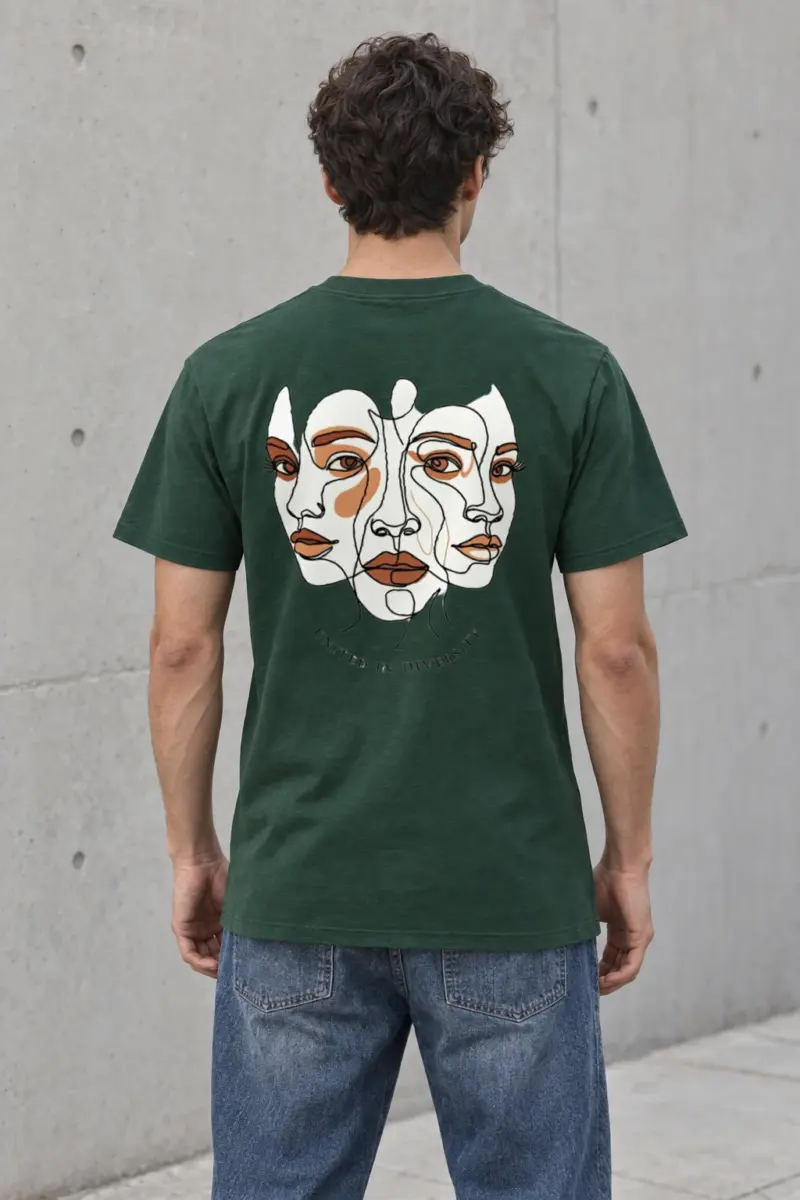 "United In Diversity" Heavyweight Unisex Crewneck T-shirt | Gildan 5000