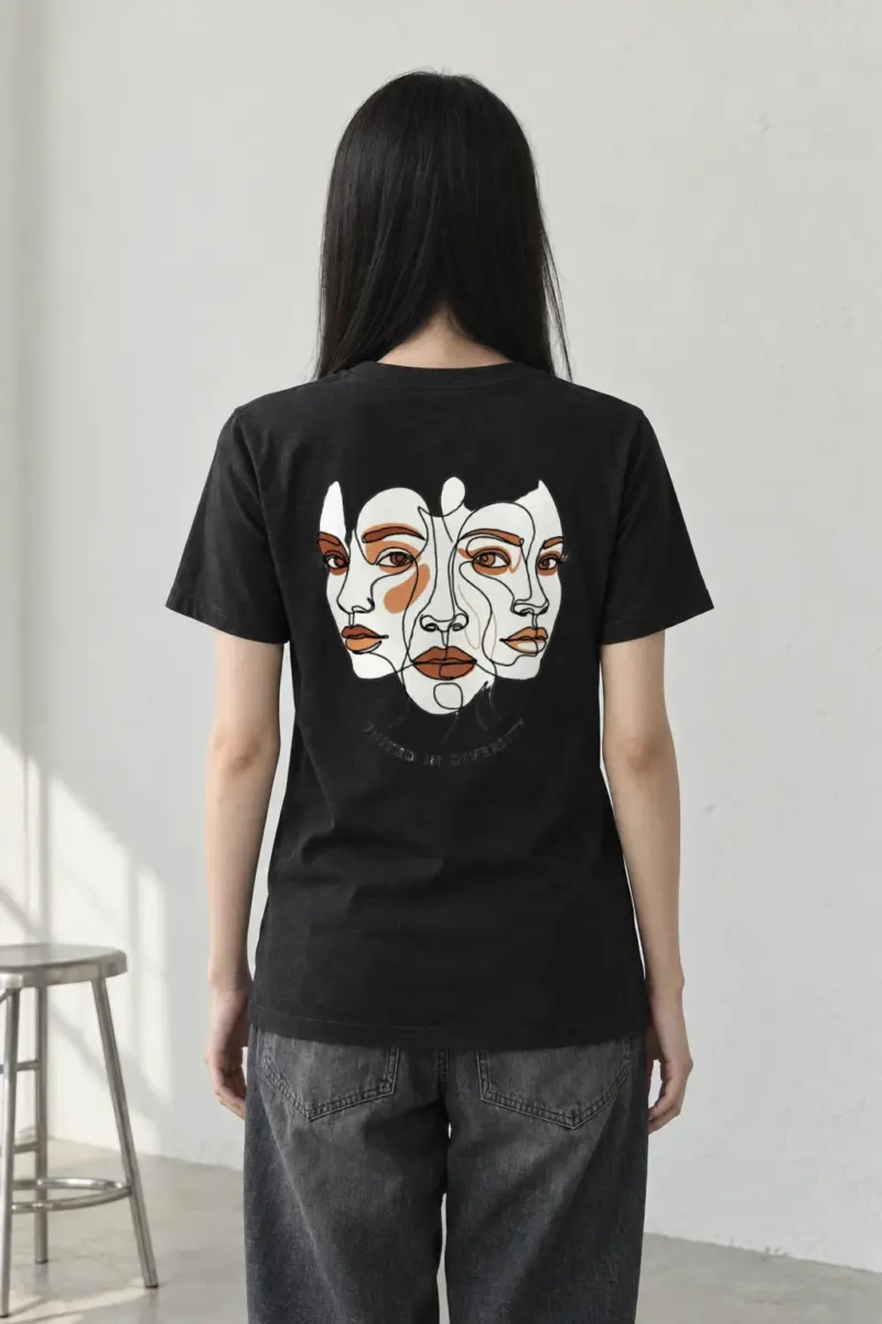 "United In Diversity" Heavyweight Unisex Crewneck T-shirt