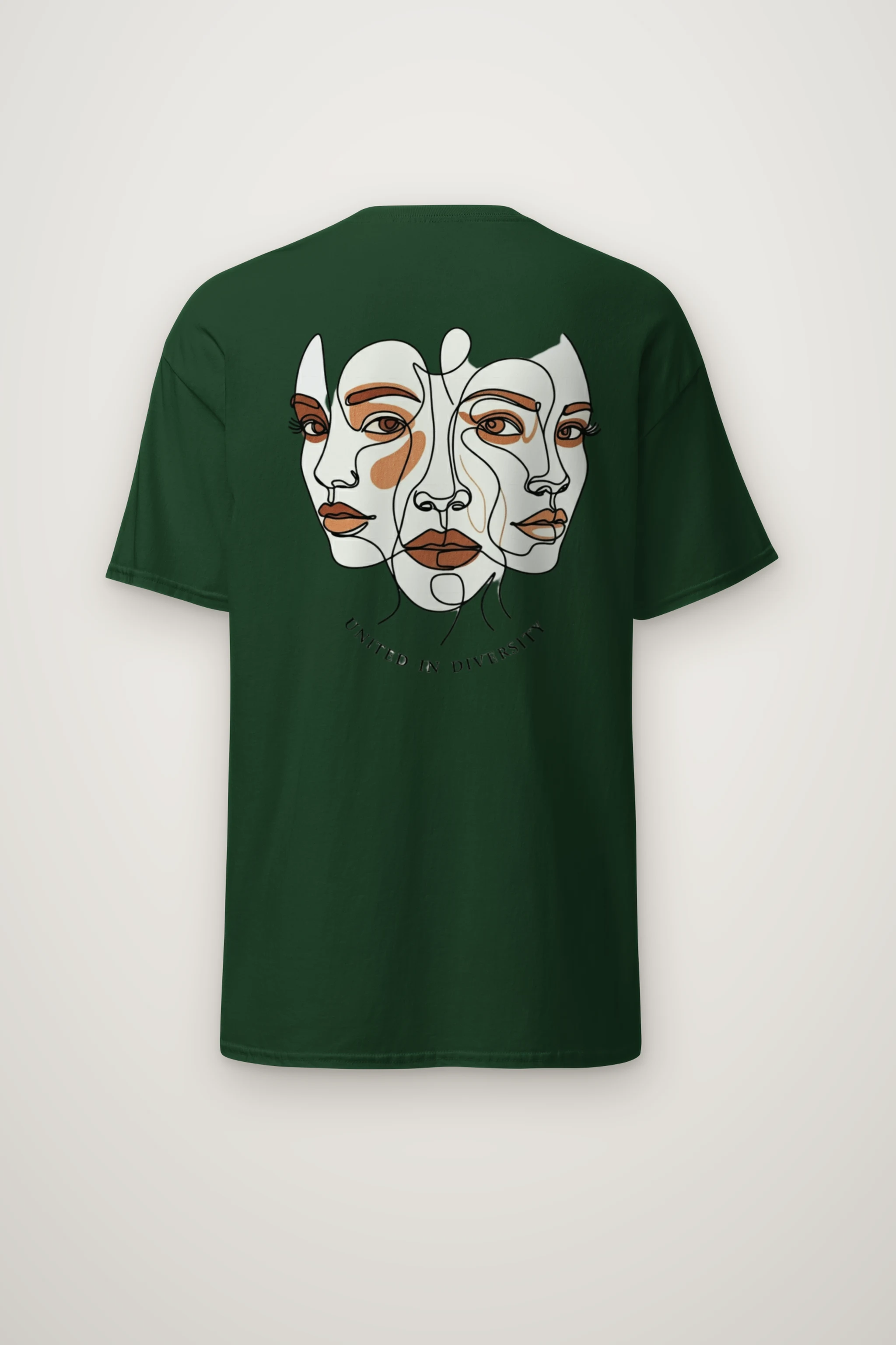 "United In Diversity" Heavyweight Unisex Crewneck T-shirt