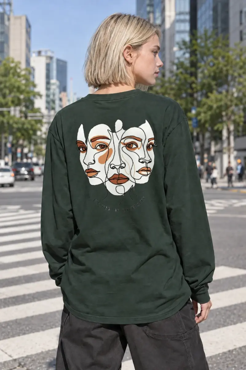 "United In Diversity" Unisex Longsleeve T-shirt | Gildan 2400