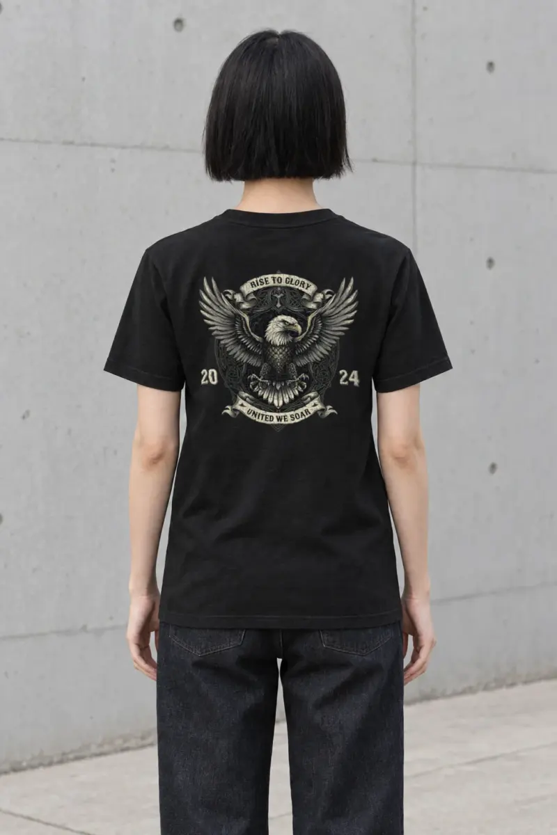 "United We Soar" Heavyweight Unisex Crewneck T-shirt | Gildan 5000