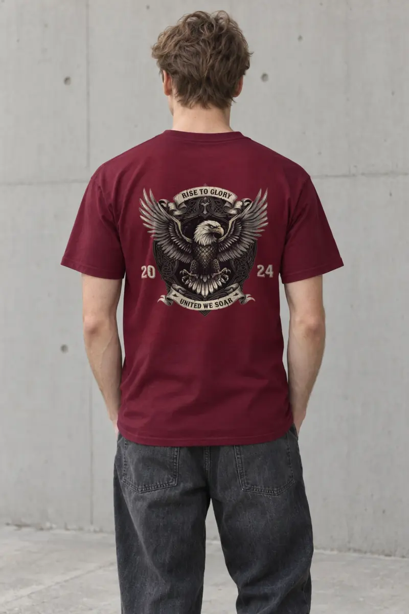 "United We Soar" Heavyweight Unisex Crewneck T-shirt