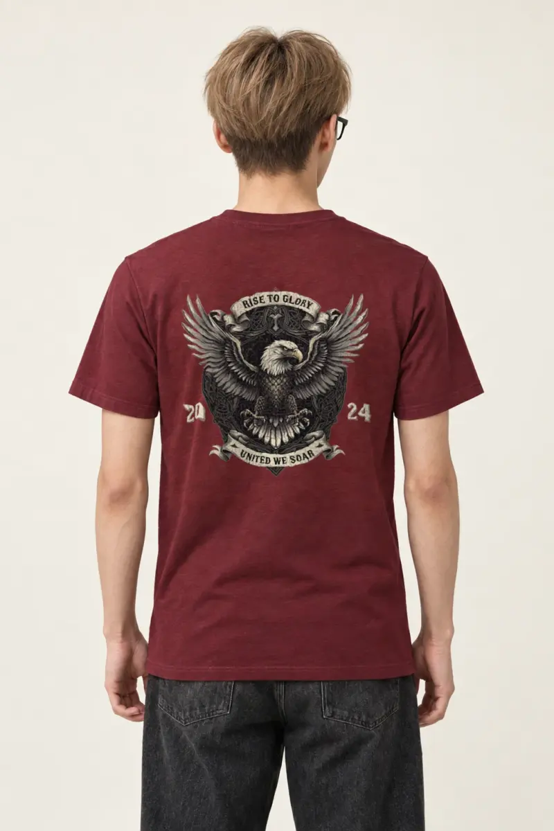 "United We Soar" Heavyweight Unisex Crewneck T-shirt | Gildan 5000