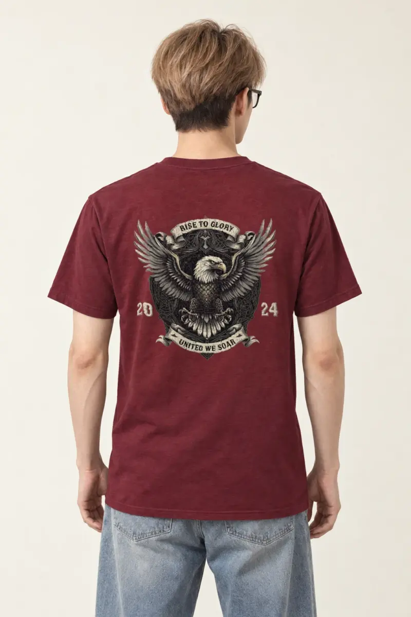 "United We Soar" Heavyweight Unisex Crewneck T-shirt