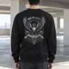 "Heraldic Eagle Scrollwork" Heavy Blend Unisex Crewneck Sweatshirt | Gildan 18000