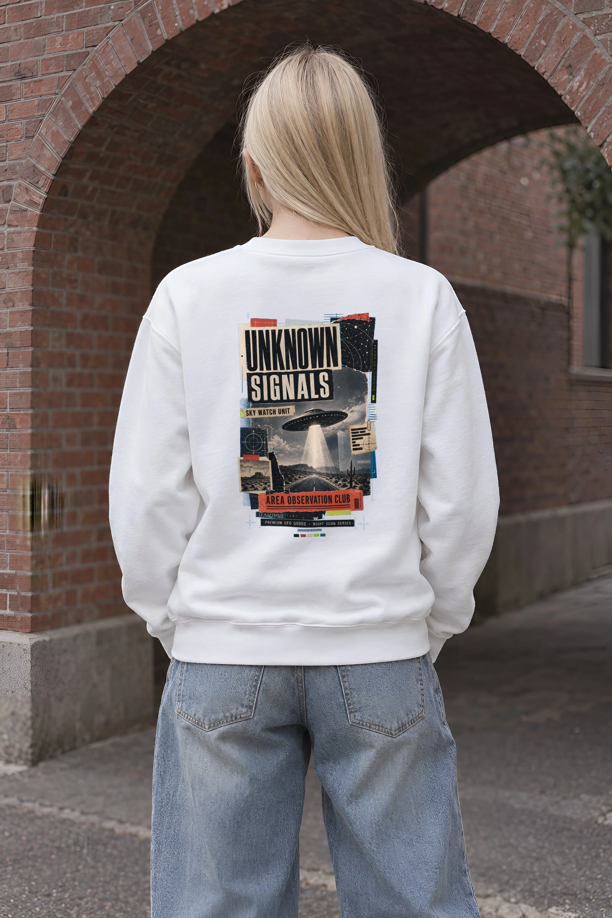 "Unknown Signals" 1 Crewneck Sweatshirt