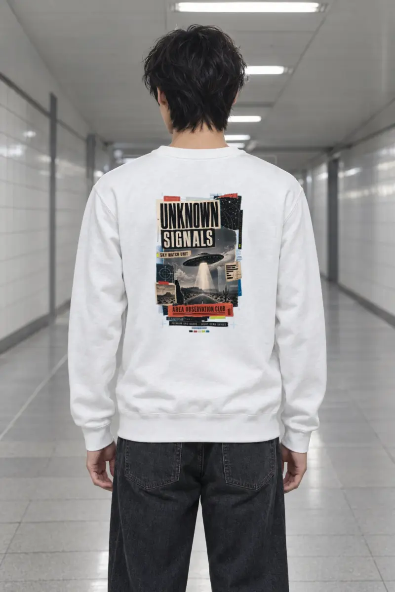 "Unknown Signals" Heavy Blend Unisex Crewneck Sweatshirt